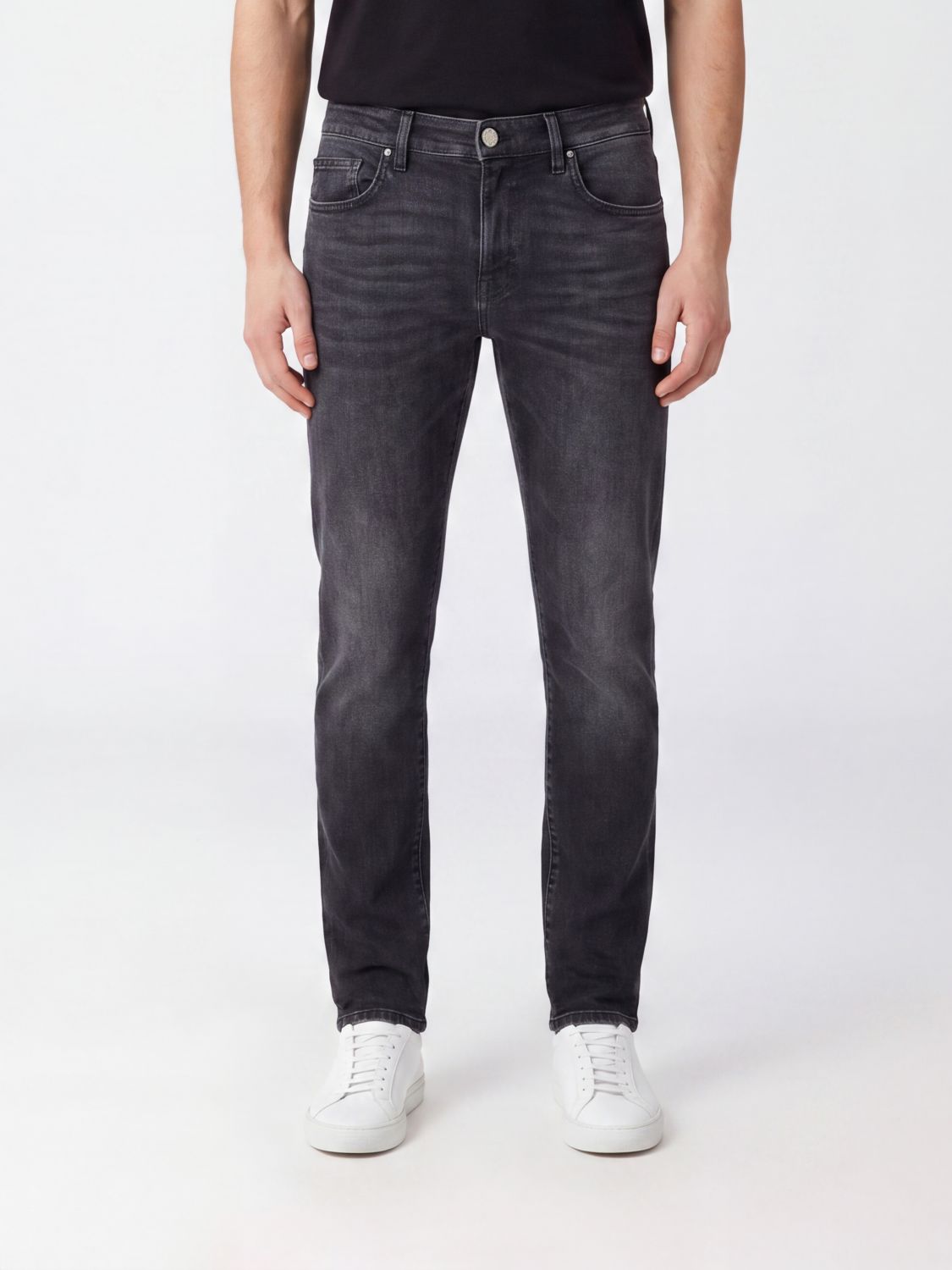 Pt Torino Mid-Rise Five-Pocket Skinny Jeans in Stretch Denim