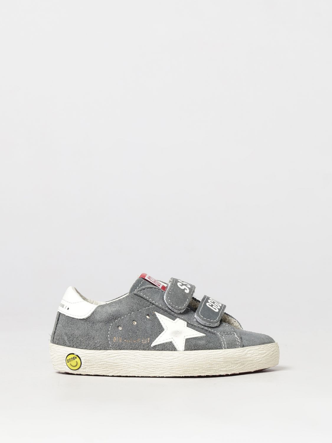 GOLDEN GOOSE Old School Leder-Sneakers für Jungen mit Klettverschluss