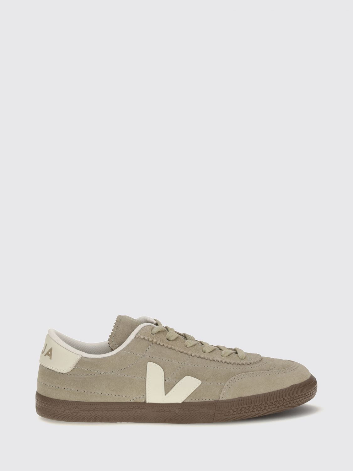 VEJA Panenka O. T. Leather Low-Top Sneakers with Contrast Logo
