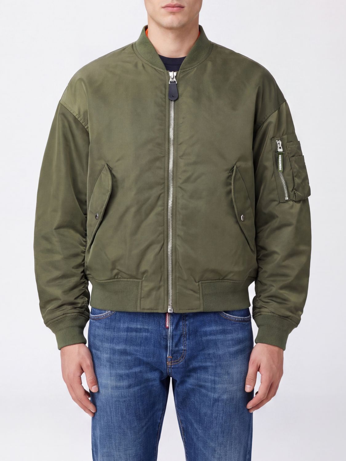DSQUARED2 Jacket Men color Green