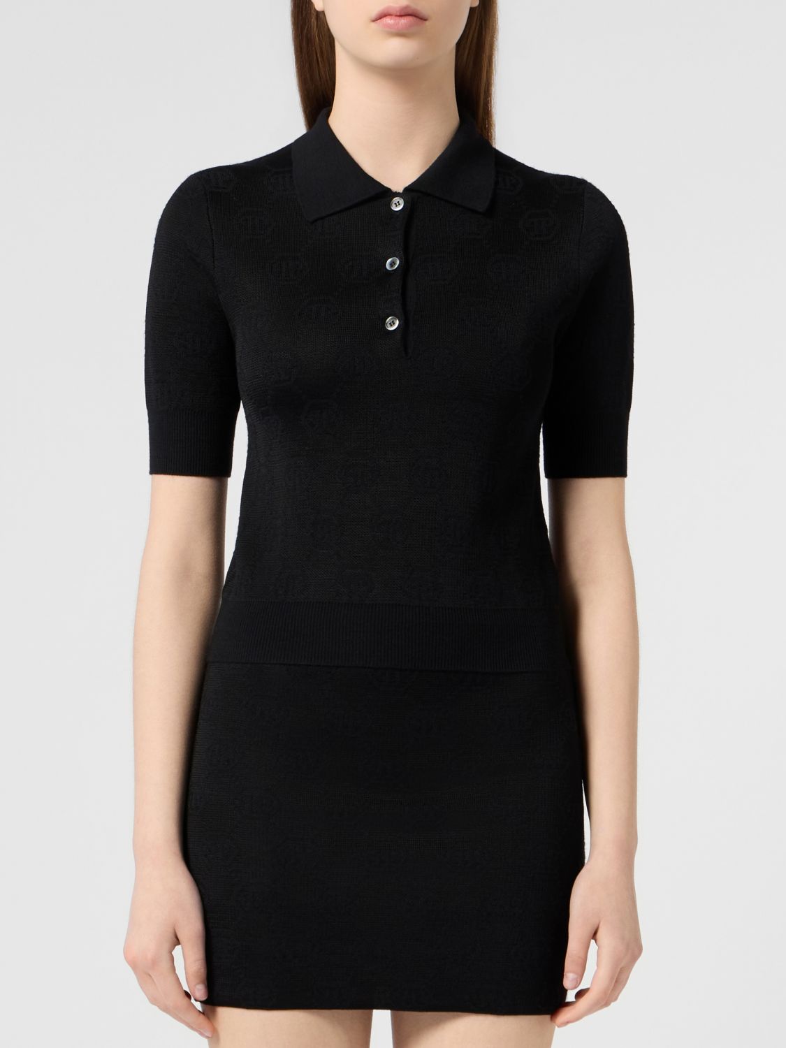 PHILIPP PLEIN Polo Donna colore Nero