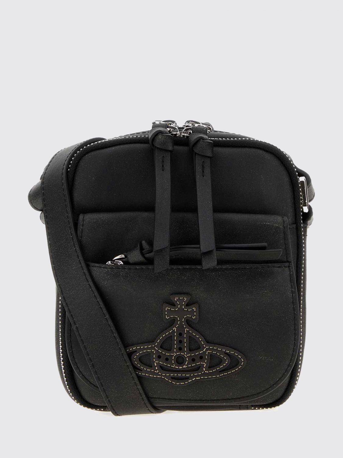 VIVIENNE WESTWOOD Eton Mini Leather Crossbody Bag with Orb Logo