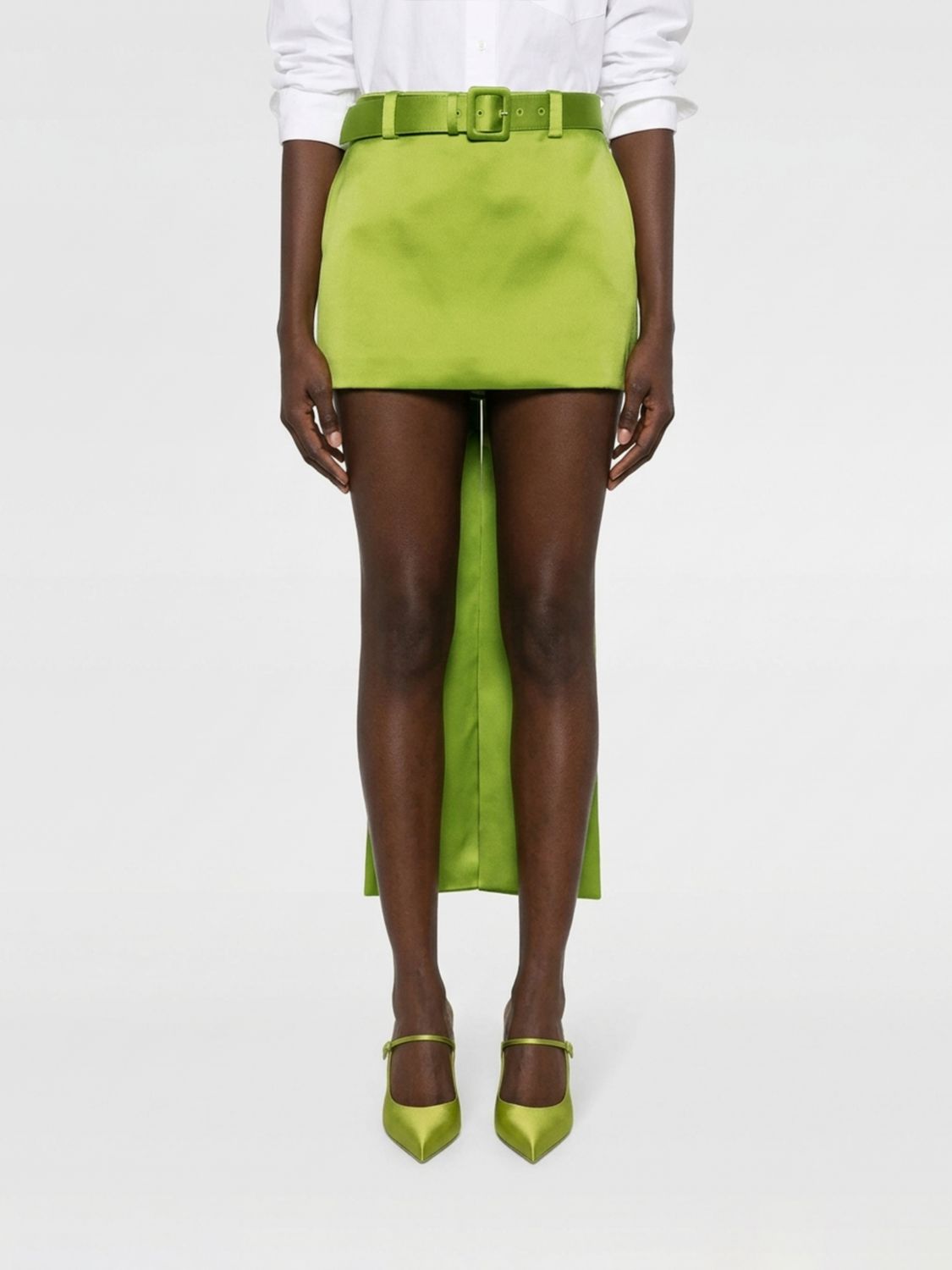 SELF-PORTRAIT Skirt Woman color Green