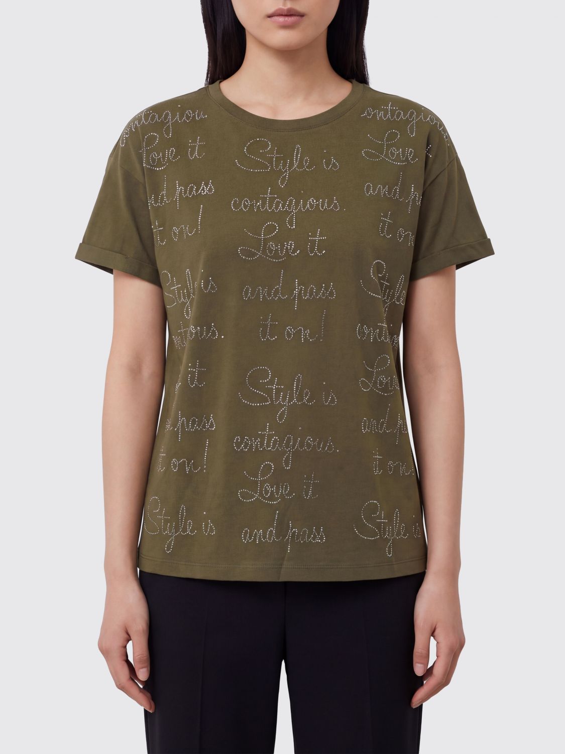 LIU JO Polo Shirt Woman color Green