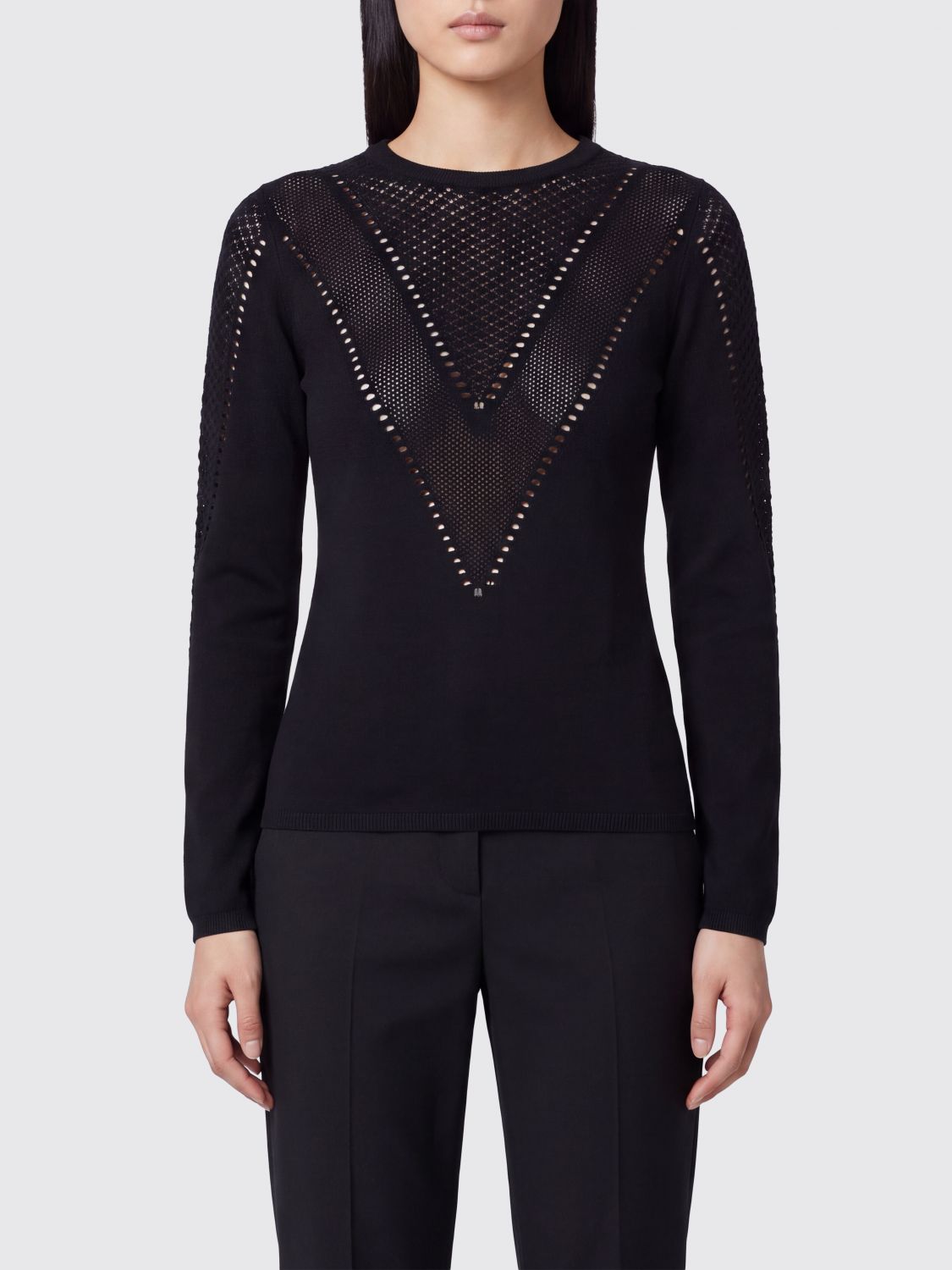 LIU JO Sweater Woman color Black