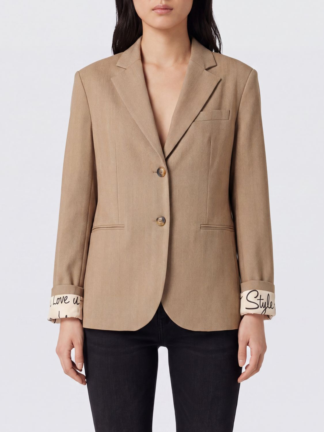 LIU JO Jacket Woman color Beige