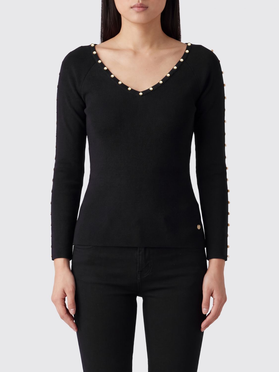 LIU JO Sweater Woman color Black