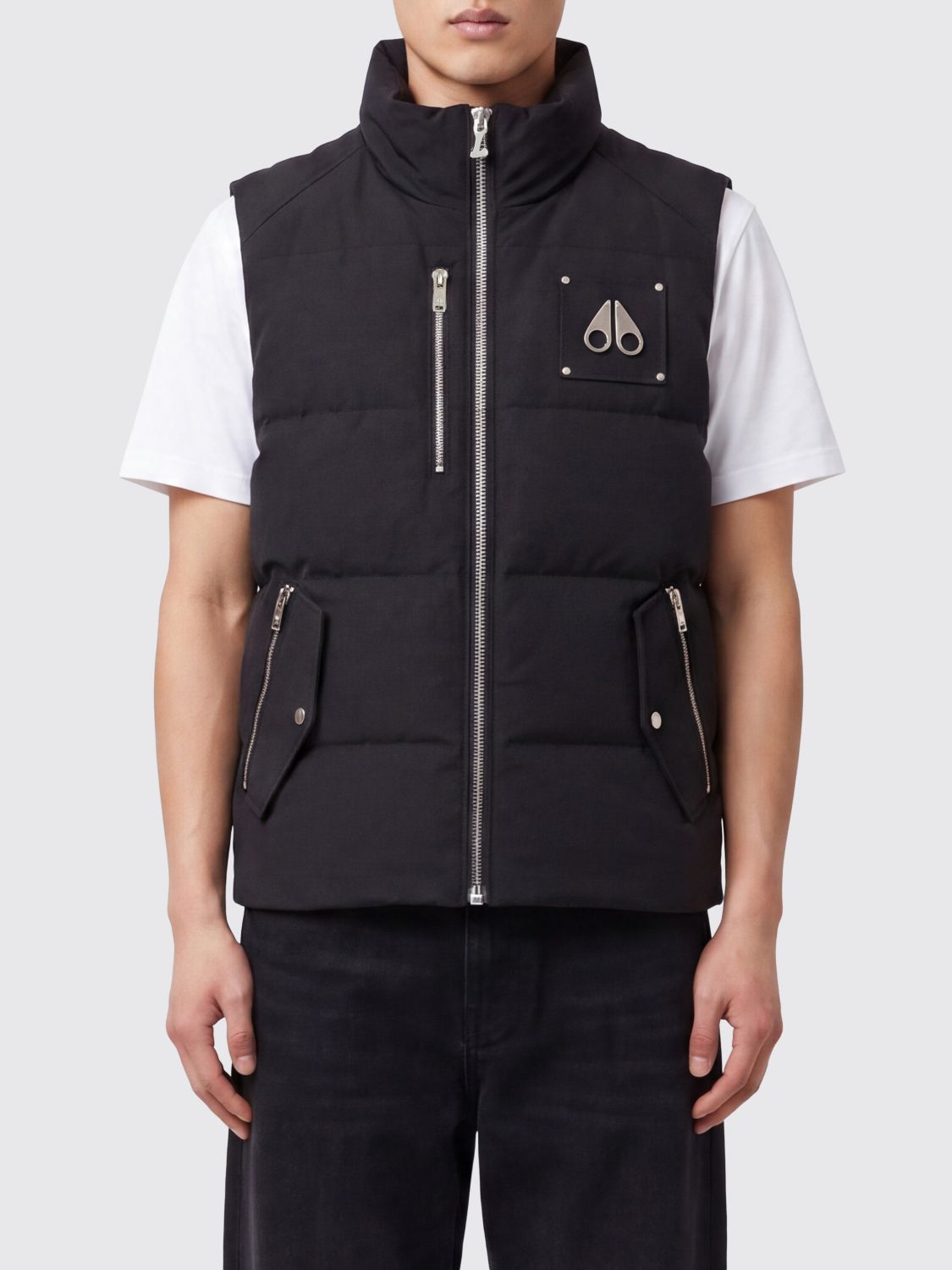 MOOSE KNUCKLES Suit Vest Men color Black