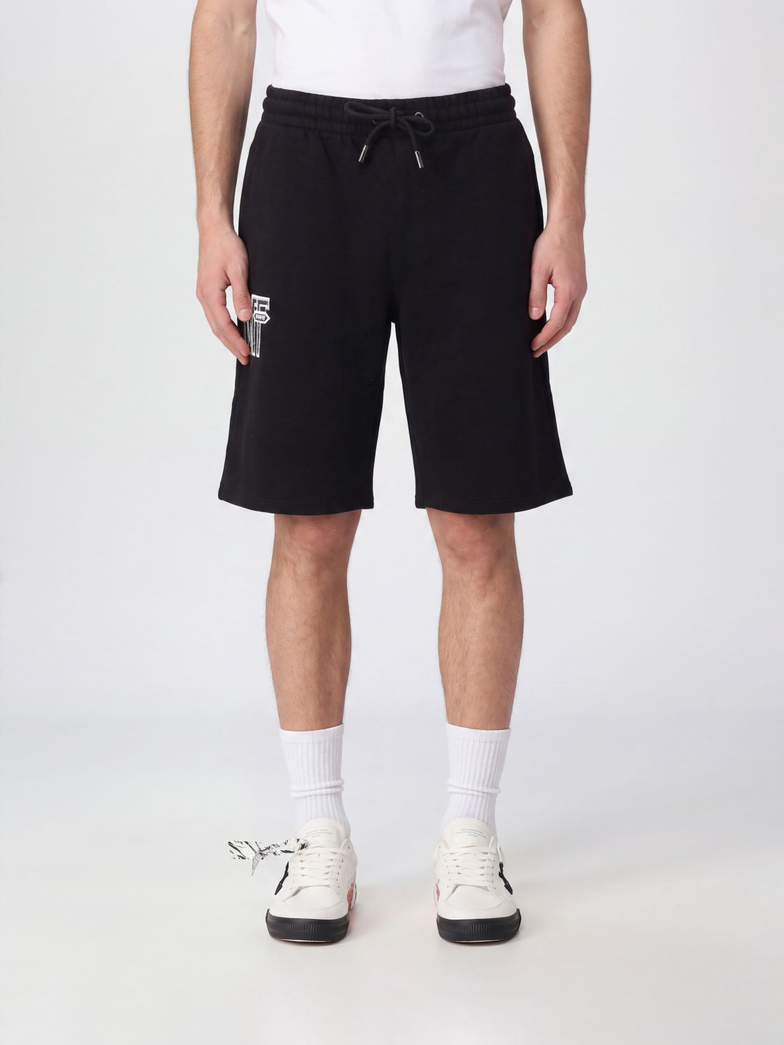 OFF-WHITE Shorts Men color Black