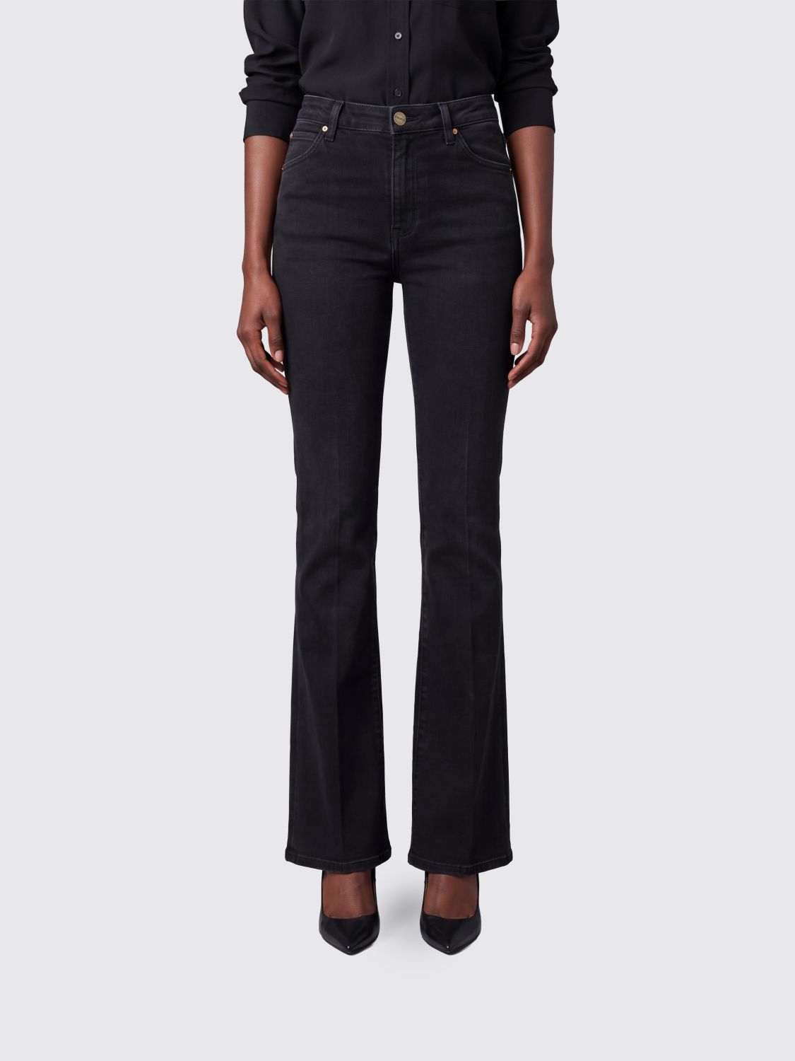 PINKO Jeans Woman color Black