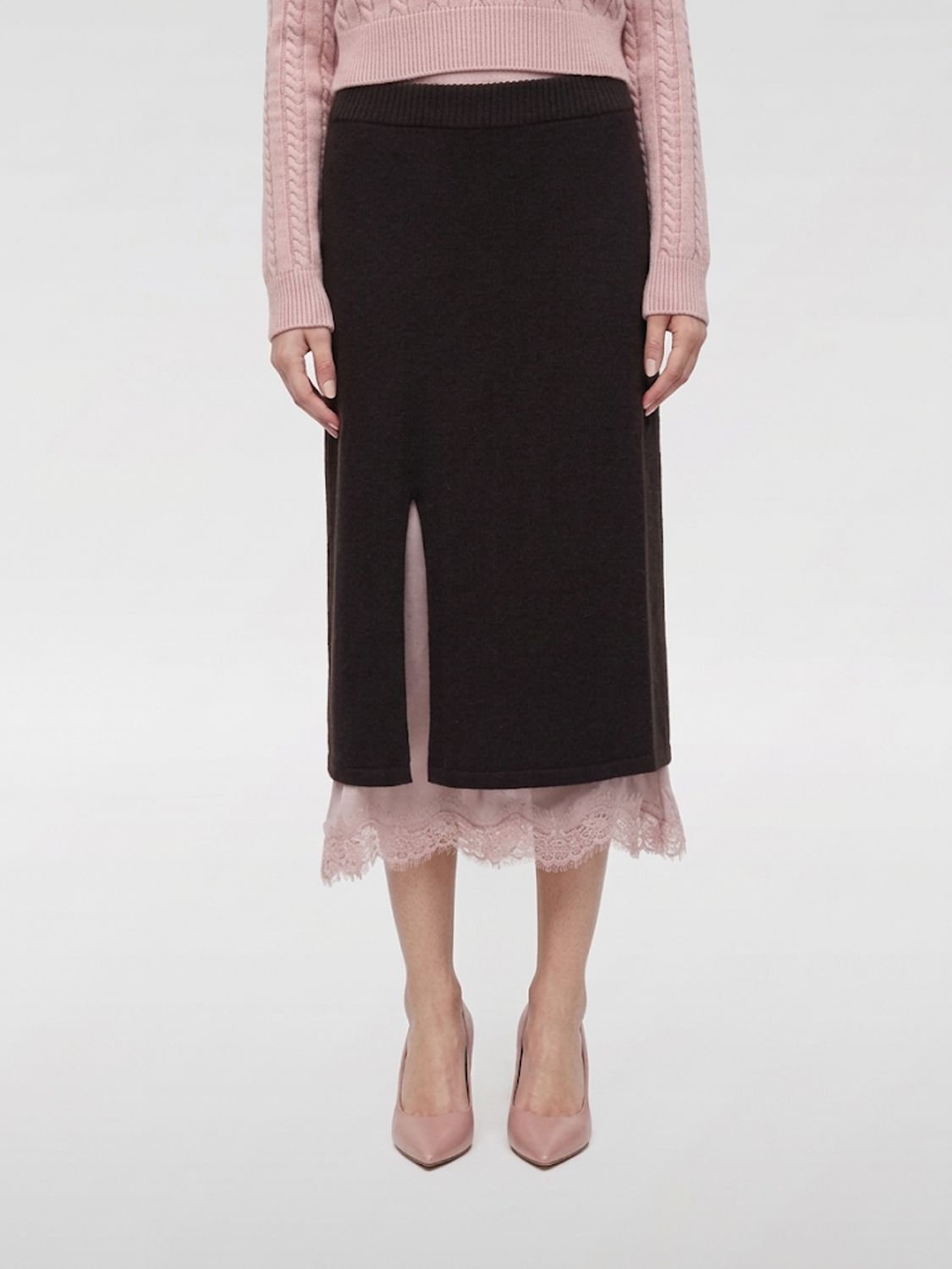 PINKO Skirt Woman color Brown