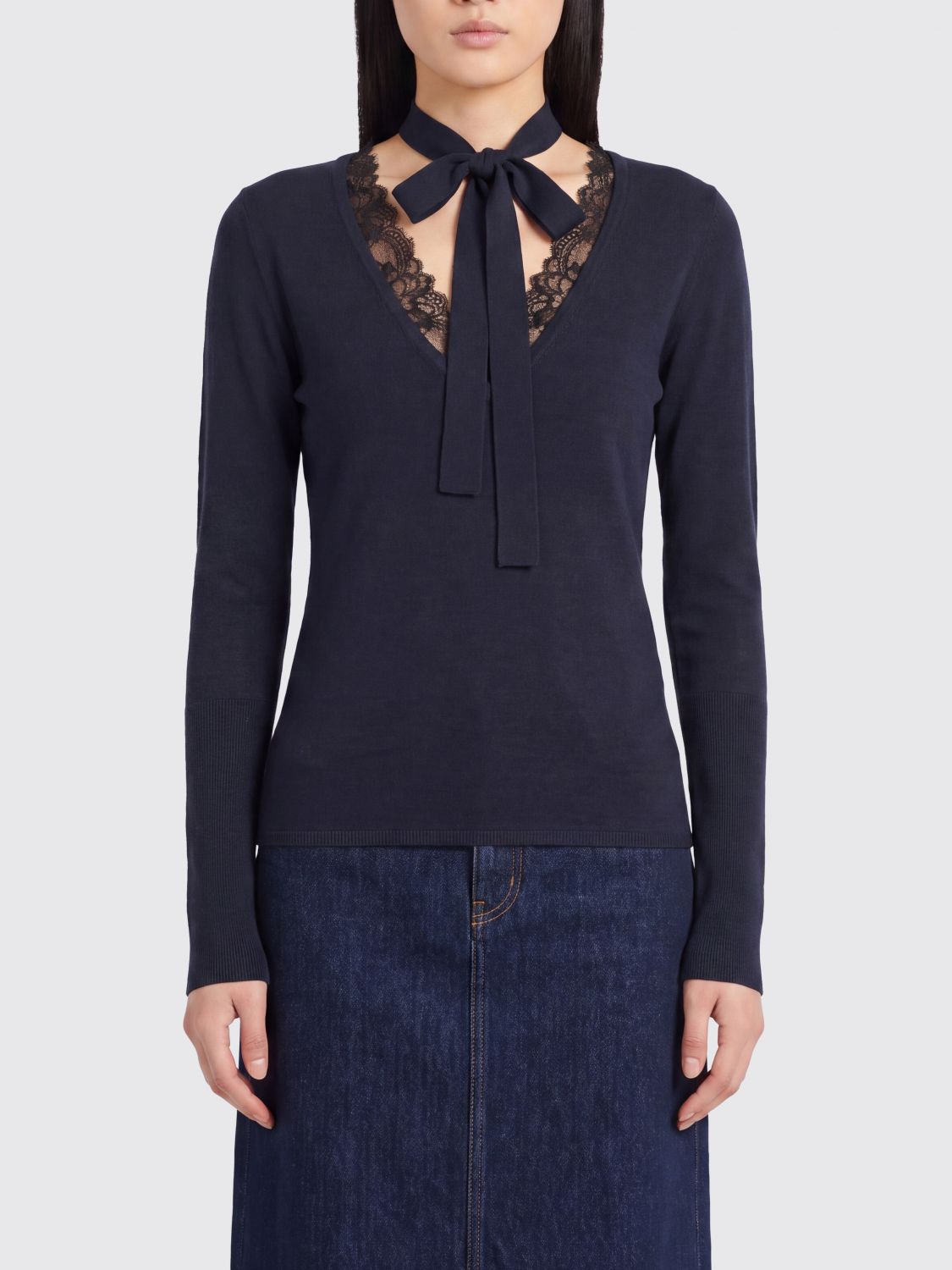 PINKO Sweater Woman color Blue