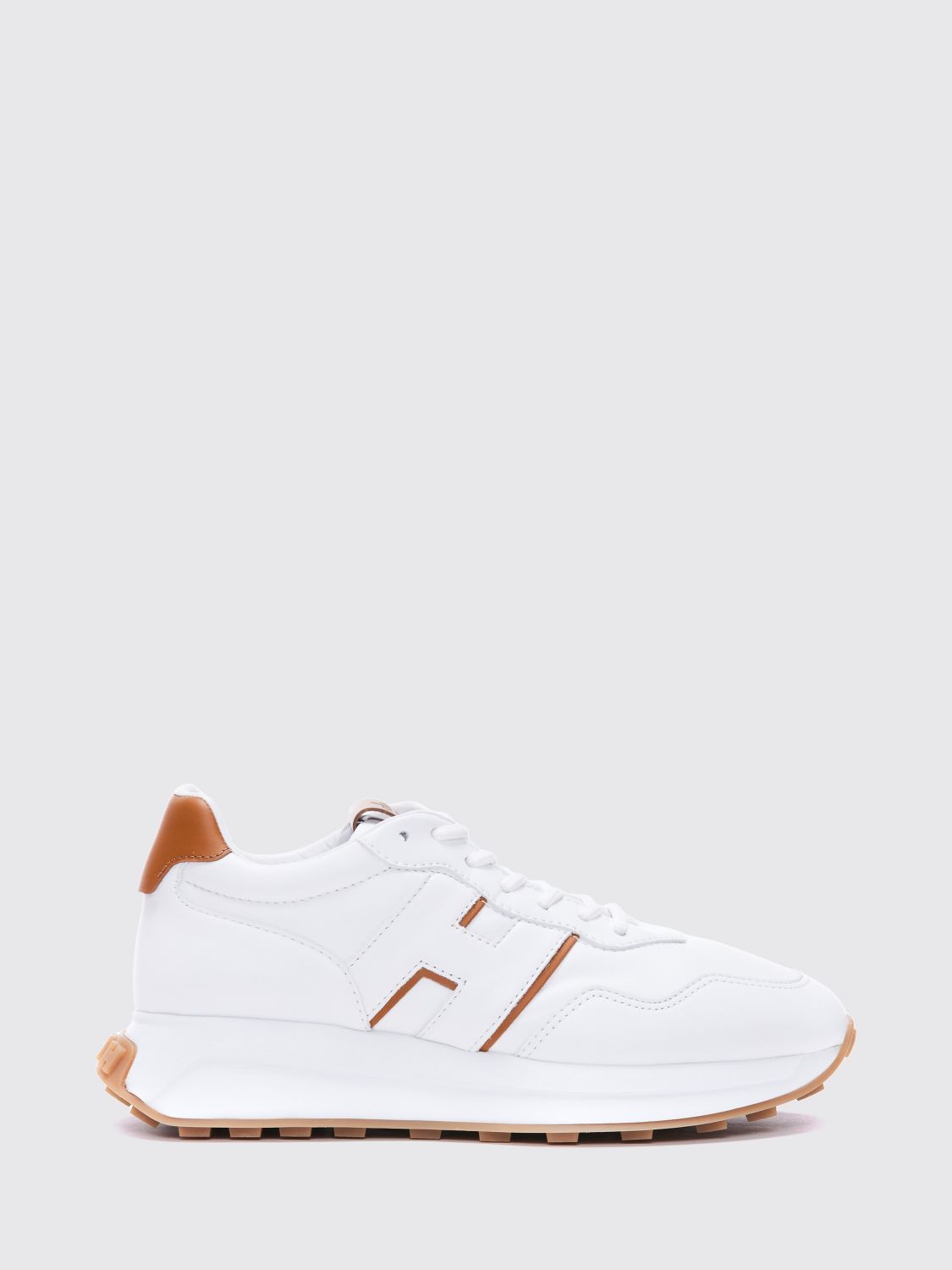 HOGAN H641 Nappaleder-Sneaker mit kontrastierendem H-Logo