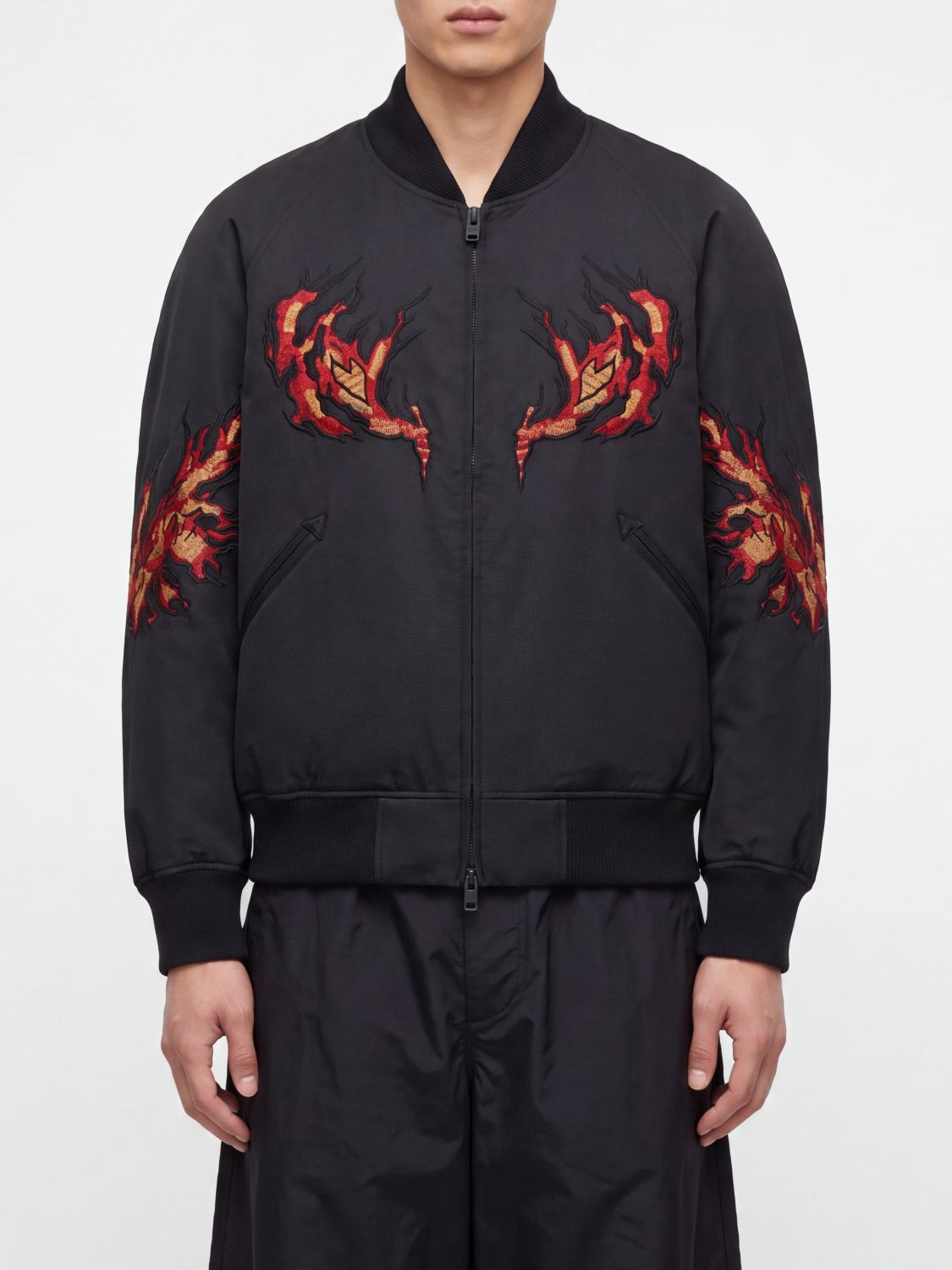 Y-3 Jacket Men color Black