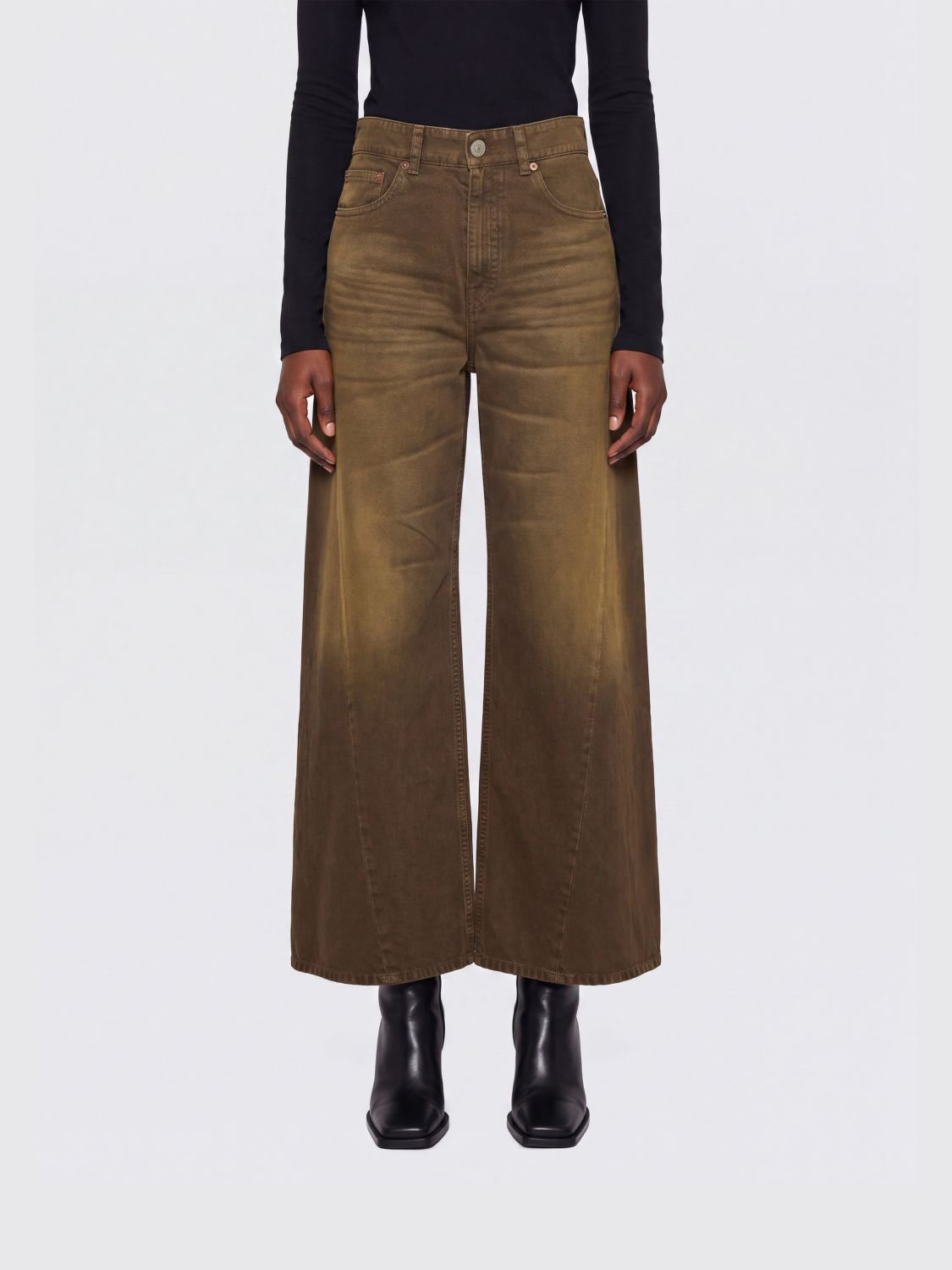 MM6 MAISON MARGIELA Jeans Woman color Green