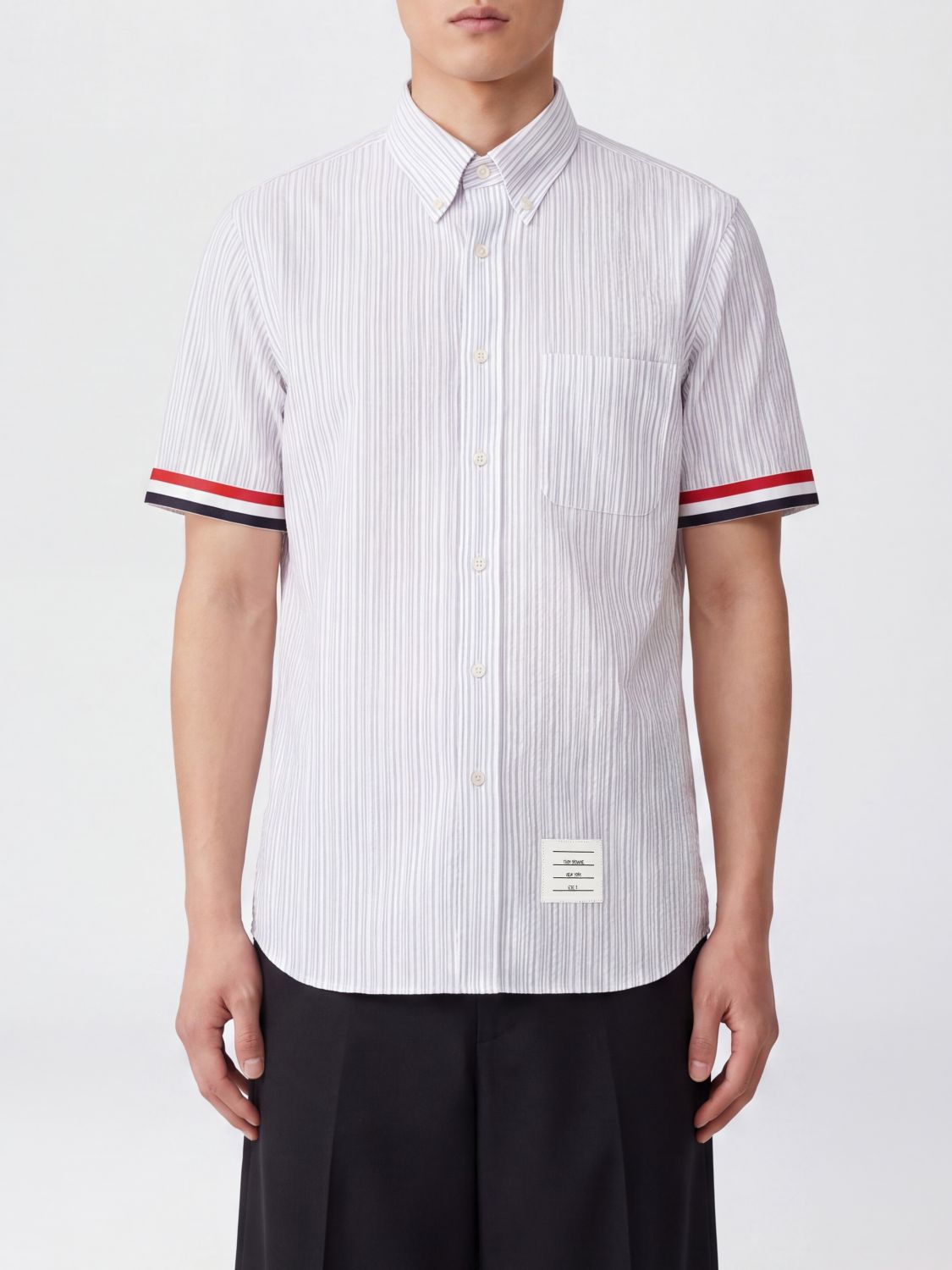 THOM BROWNE Shirt Men color Grey