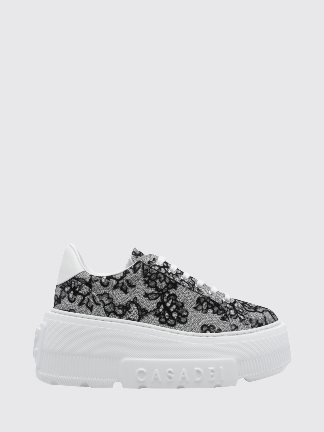 CASADEI Sneakers Woman color Silver