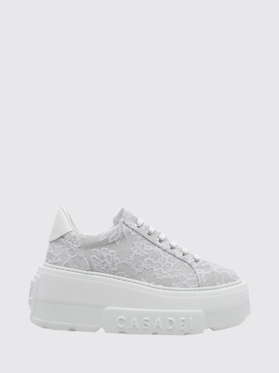 CASADEI Sneakers Woman color Silver