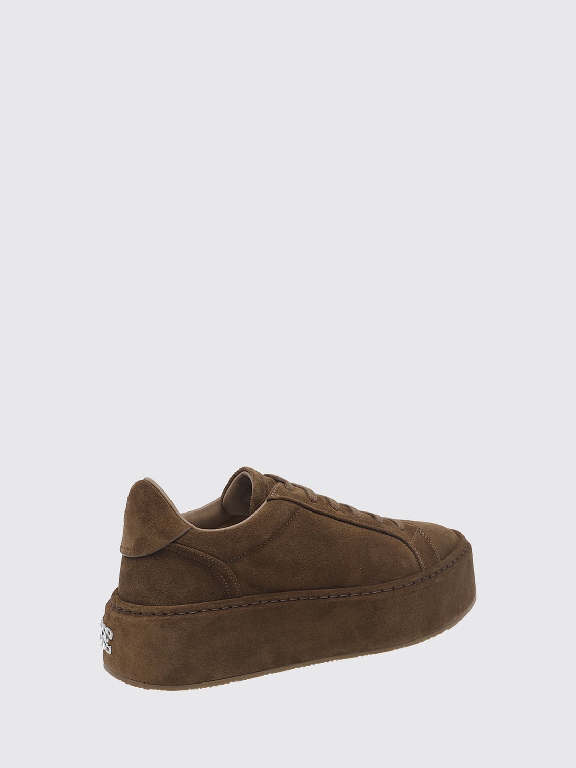 CASADEI Casadei Suede Platform Sneakers with Rear Logo