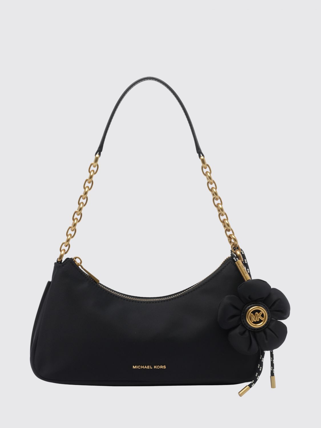 Michael Kors Nolita Recycled Nylon Shoulder Bag with Chain Handle