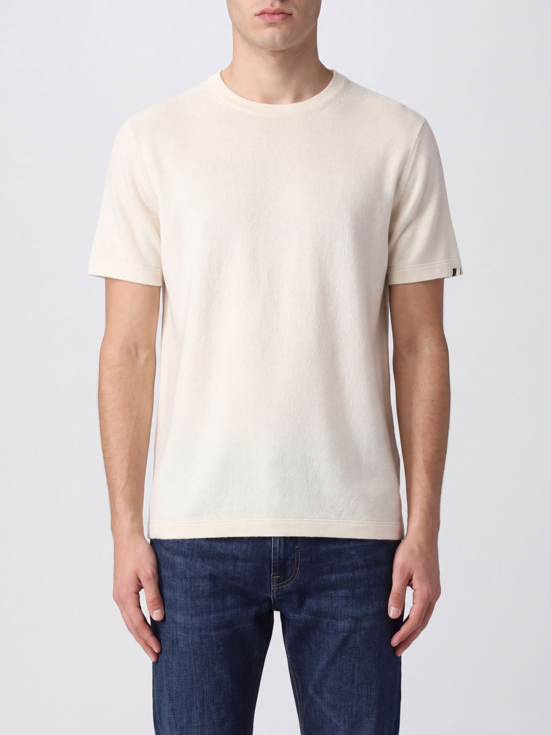 Extreme Cashmere Crewneck T-shirt in Cotton and Cashmere Blend