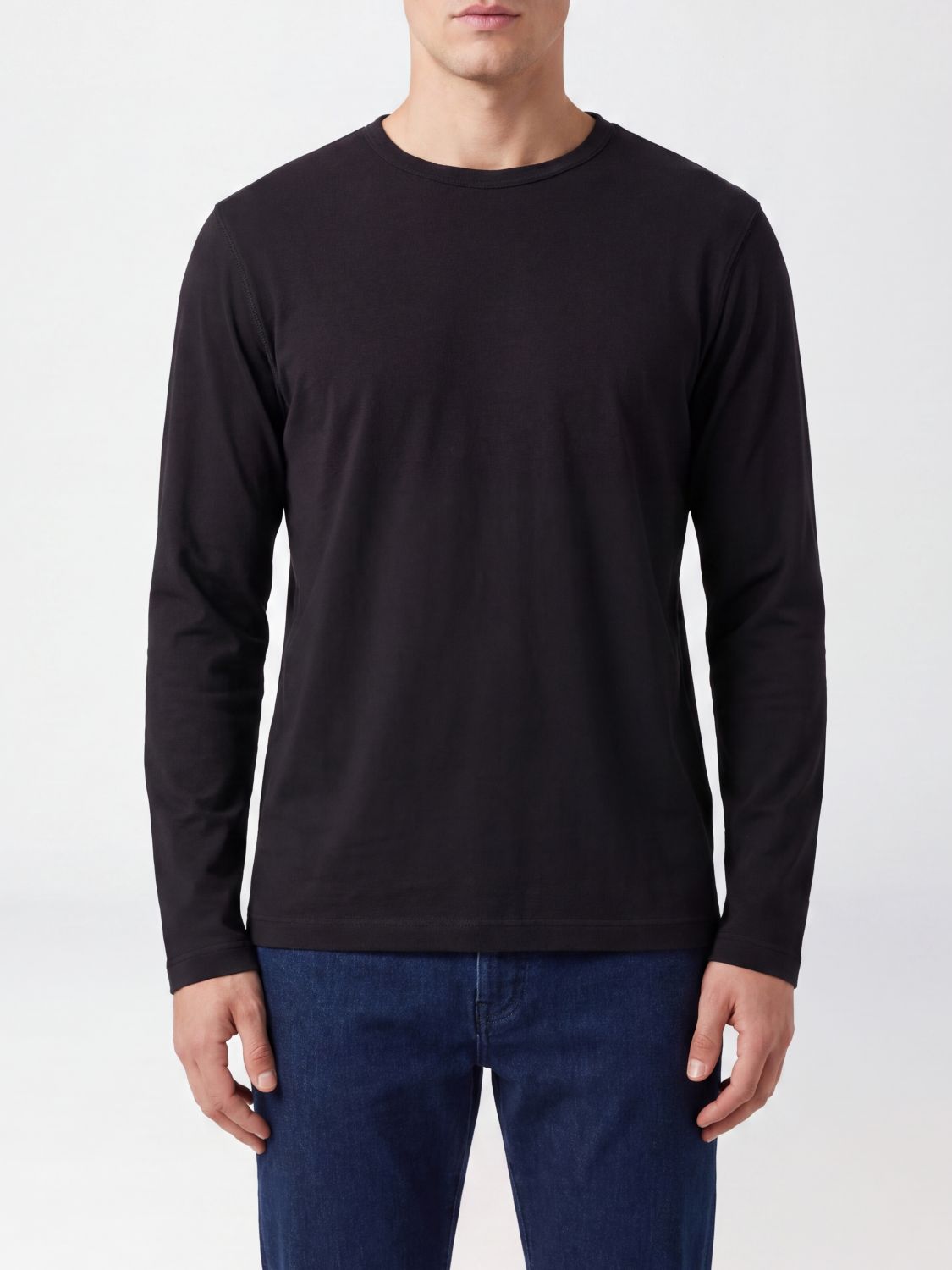 EXTREME CASHMERE Long-Sleeved T-shirt in Cotton and Cashmere Blend