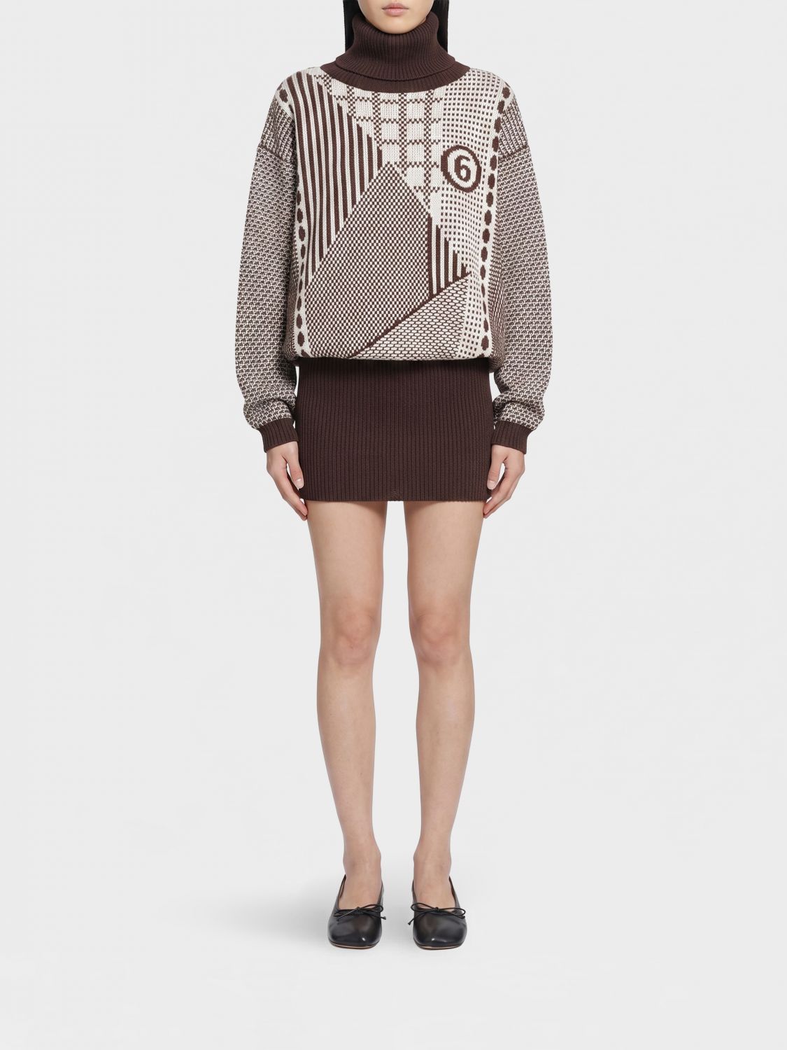 MM6 MAISON MARGIELA Dress Woman color Brown