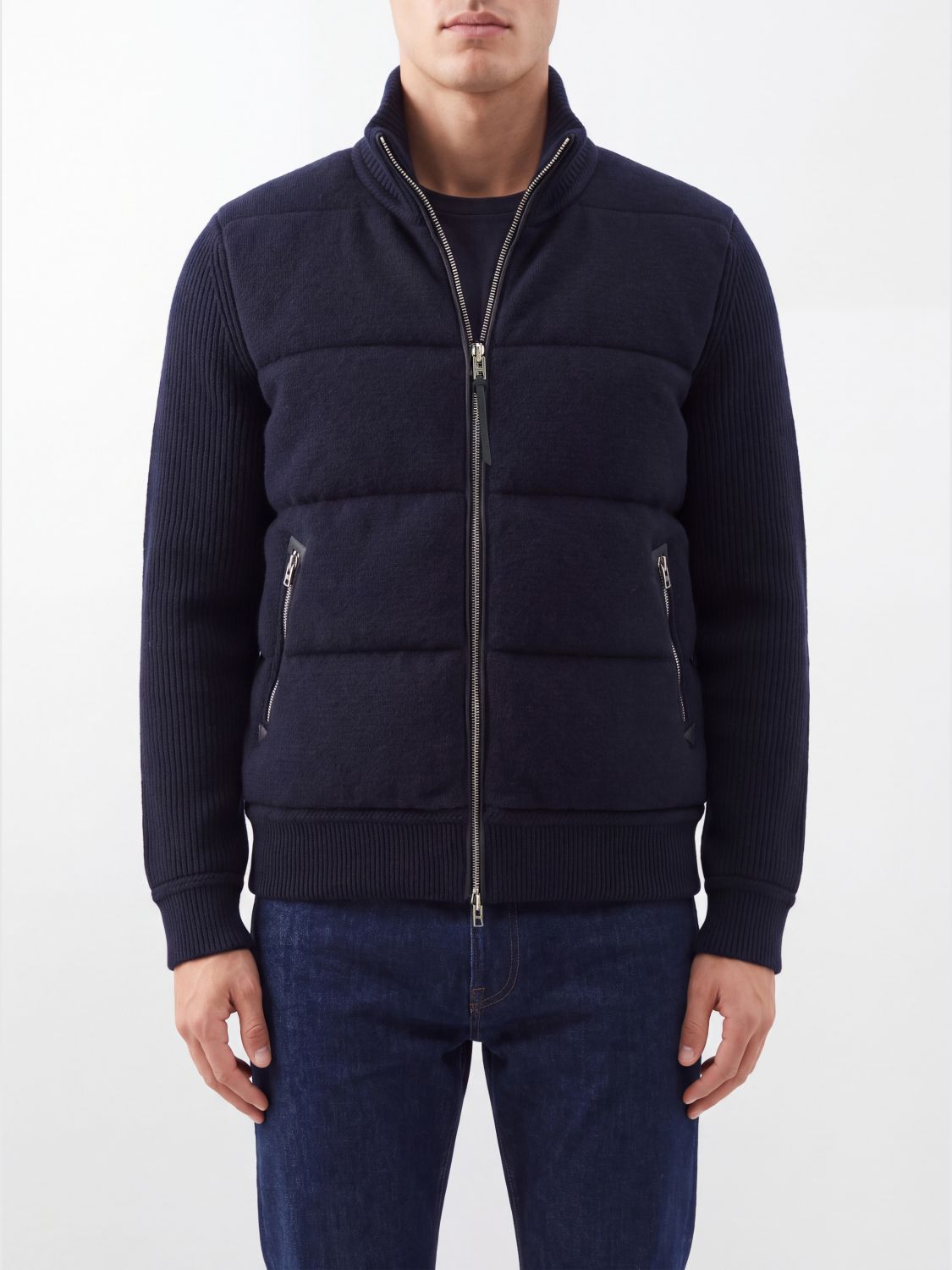 TOM FORD Jacket Men color Blue