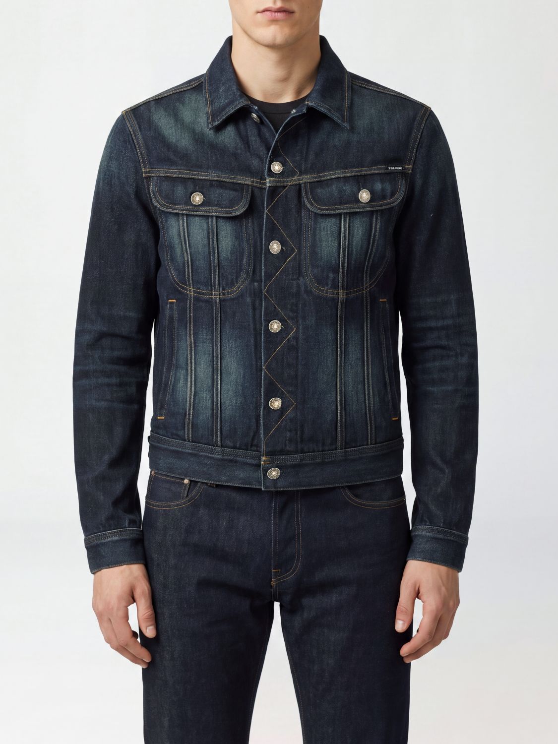 TOM FORD Jacket Men color Blue