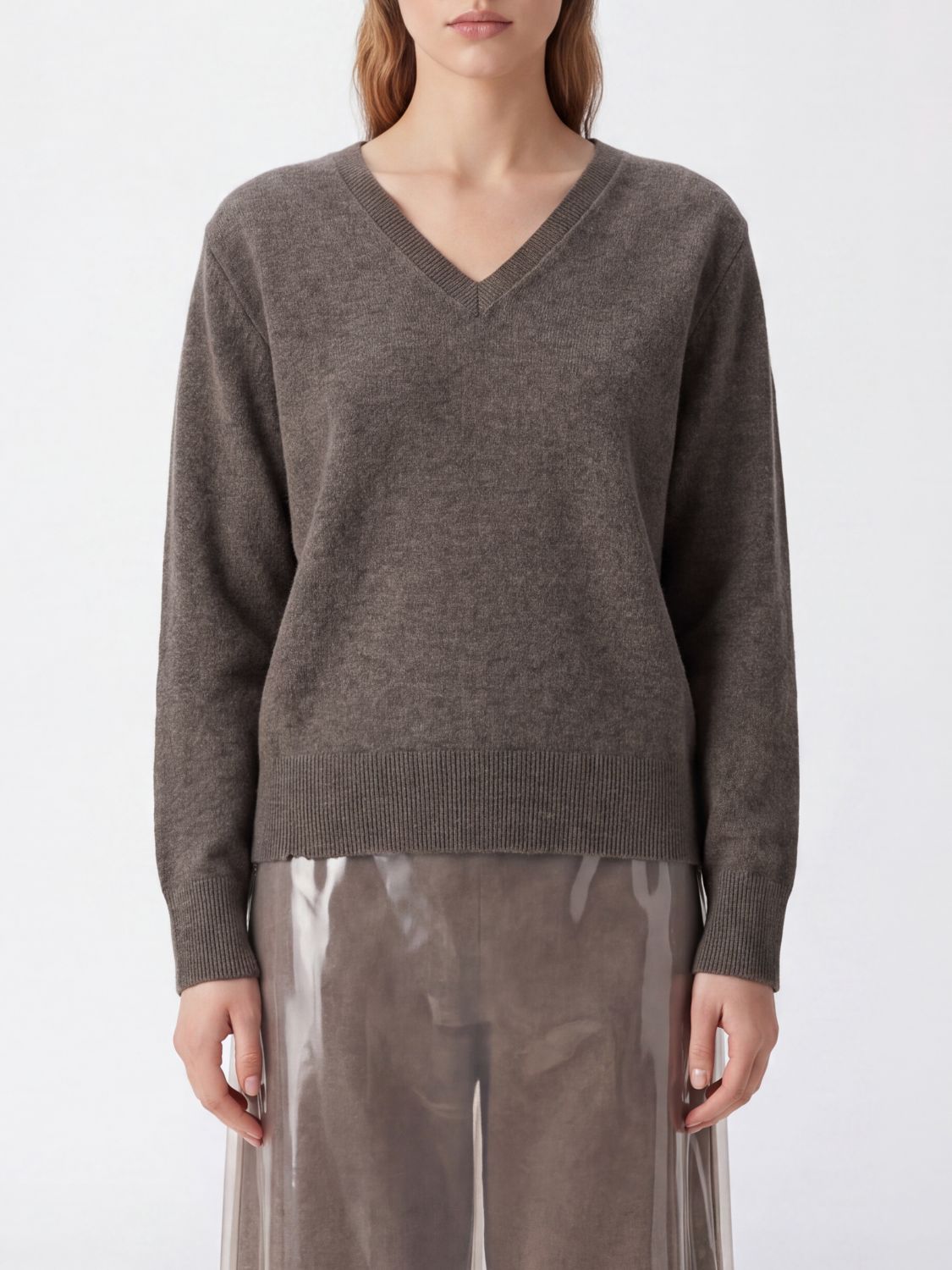 MAISON MARGIELA Sweater Woman color Brown