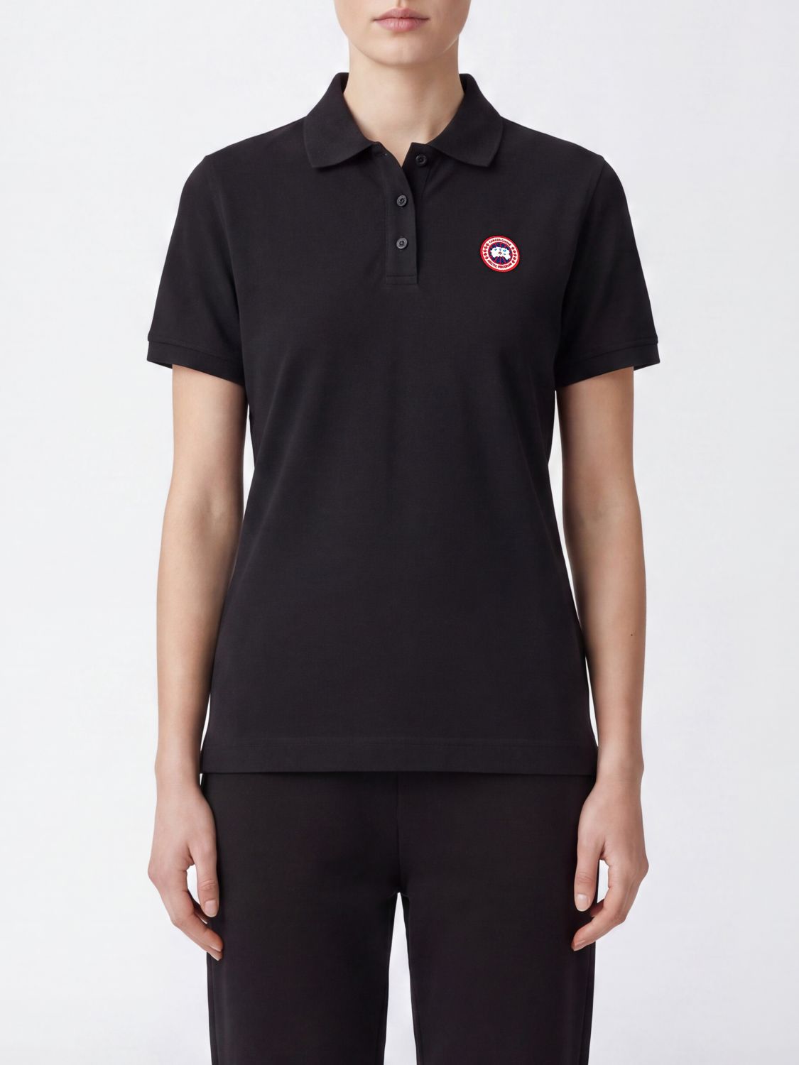 Canada Goose Polo Shirt Woman Color Black