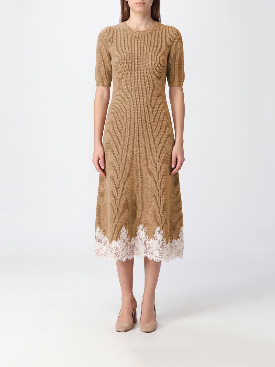 ALBERTA FERRETTI Dress Woman color Brown