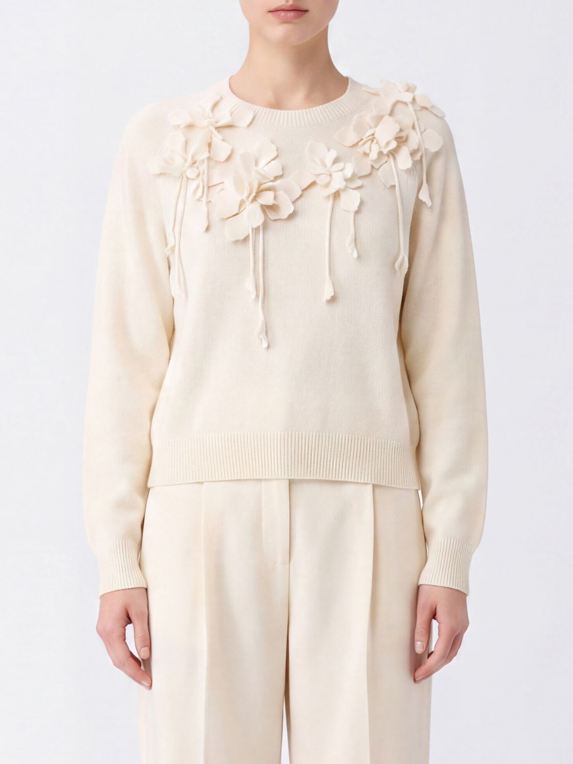ALBERTA FERRETTI Sweater Woman color White