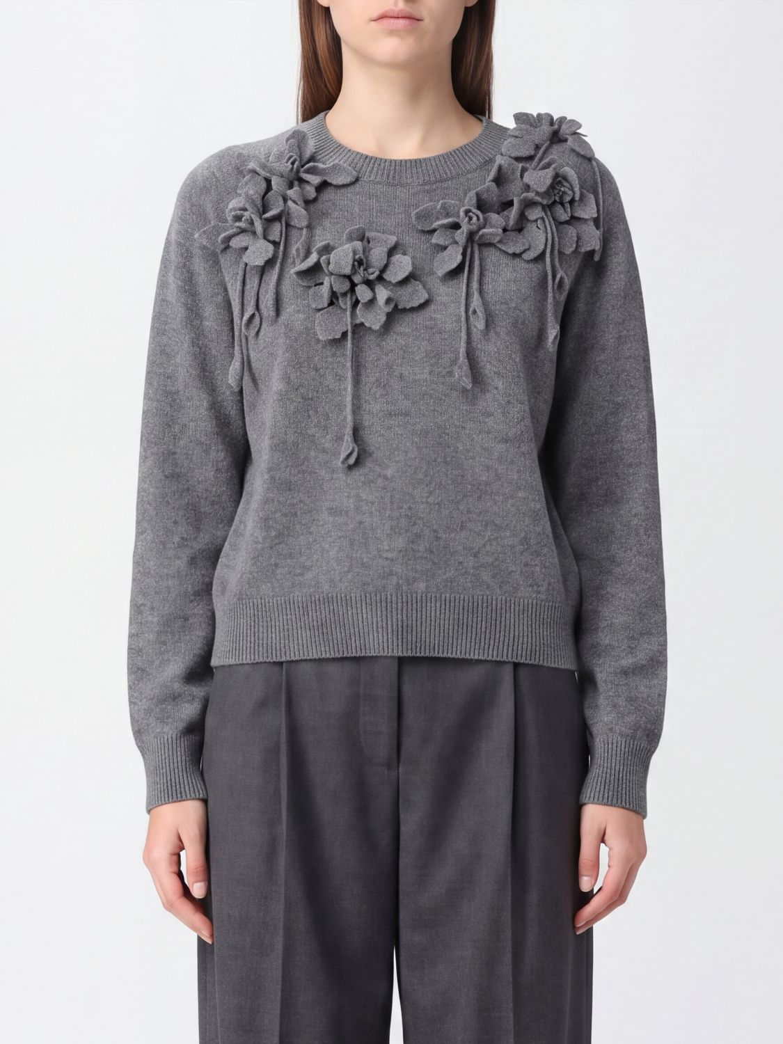 ALBERTA FERRETTI Sweater Woman color Grey