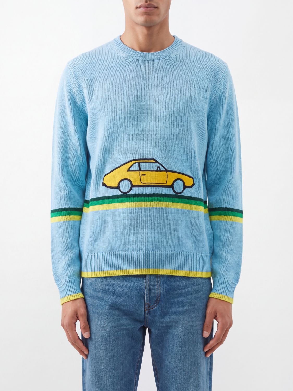 JW ANDERSON Sweater Men color Blue