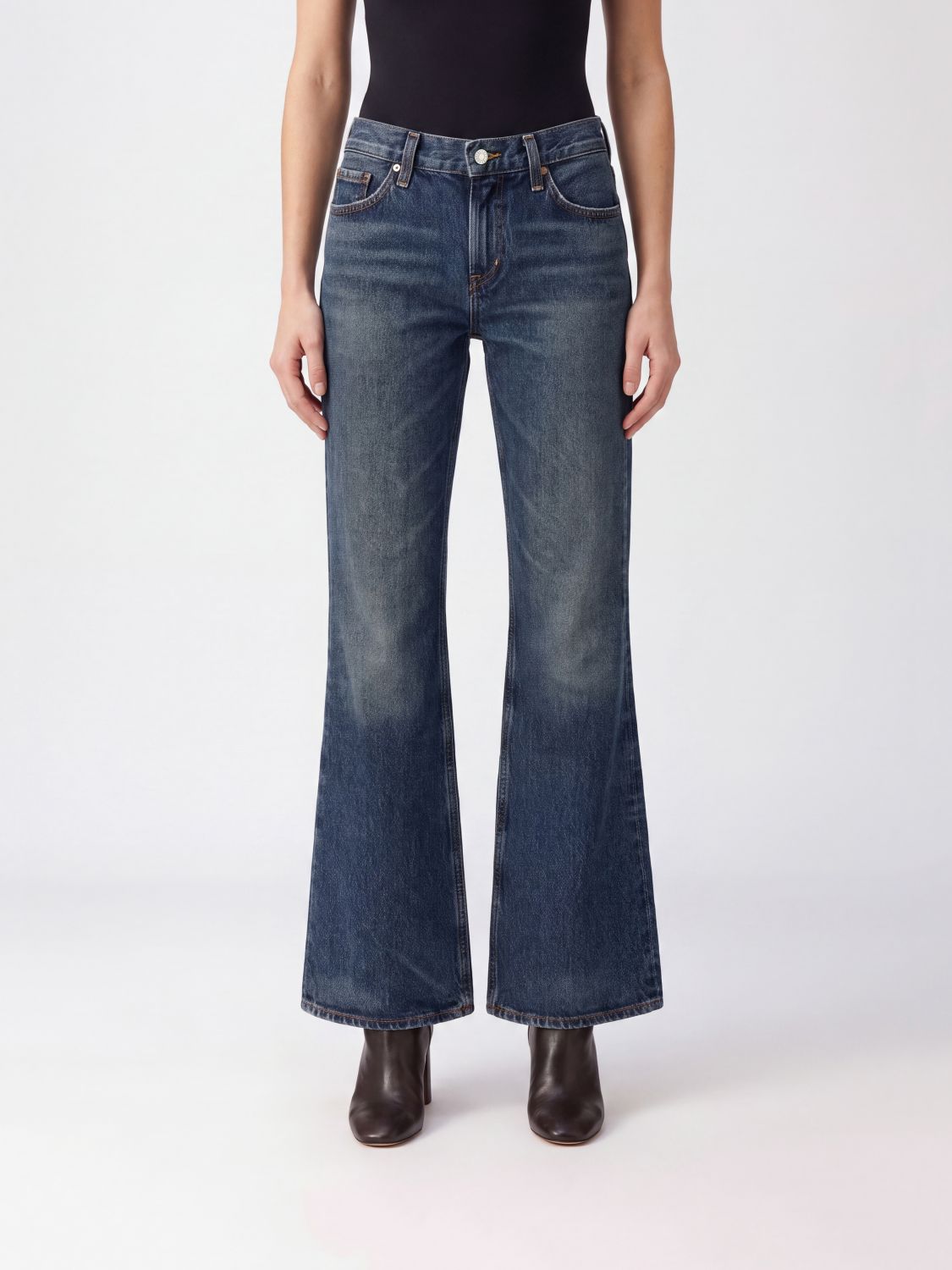 AGOLDE Jeans Woman color Blue