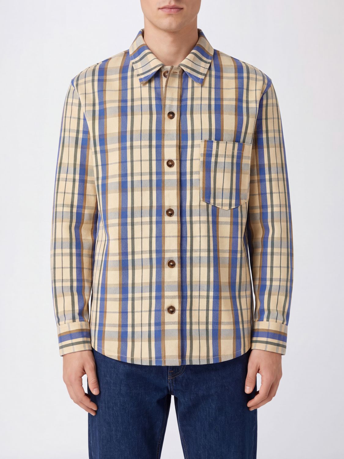A. P.C. Shirt Men color Yellow