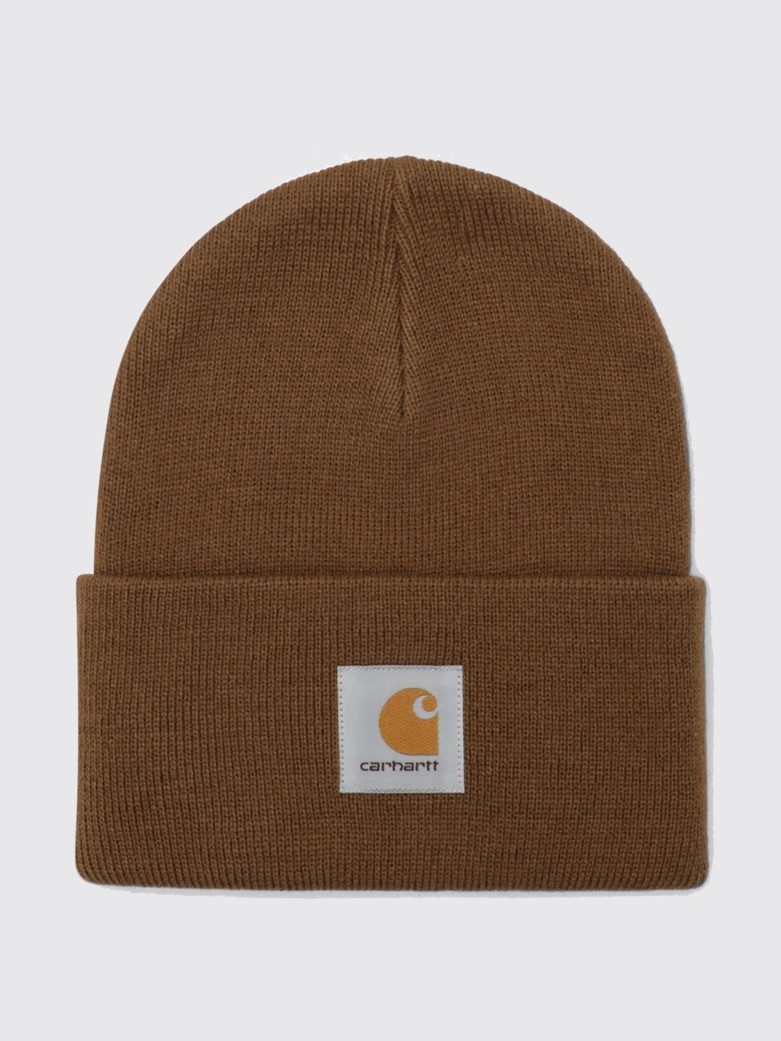 CARHARTT WIP Berretto beanie in acrilico con logo ricamato e risvolto