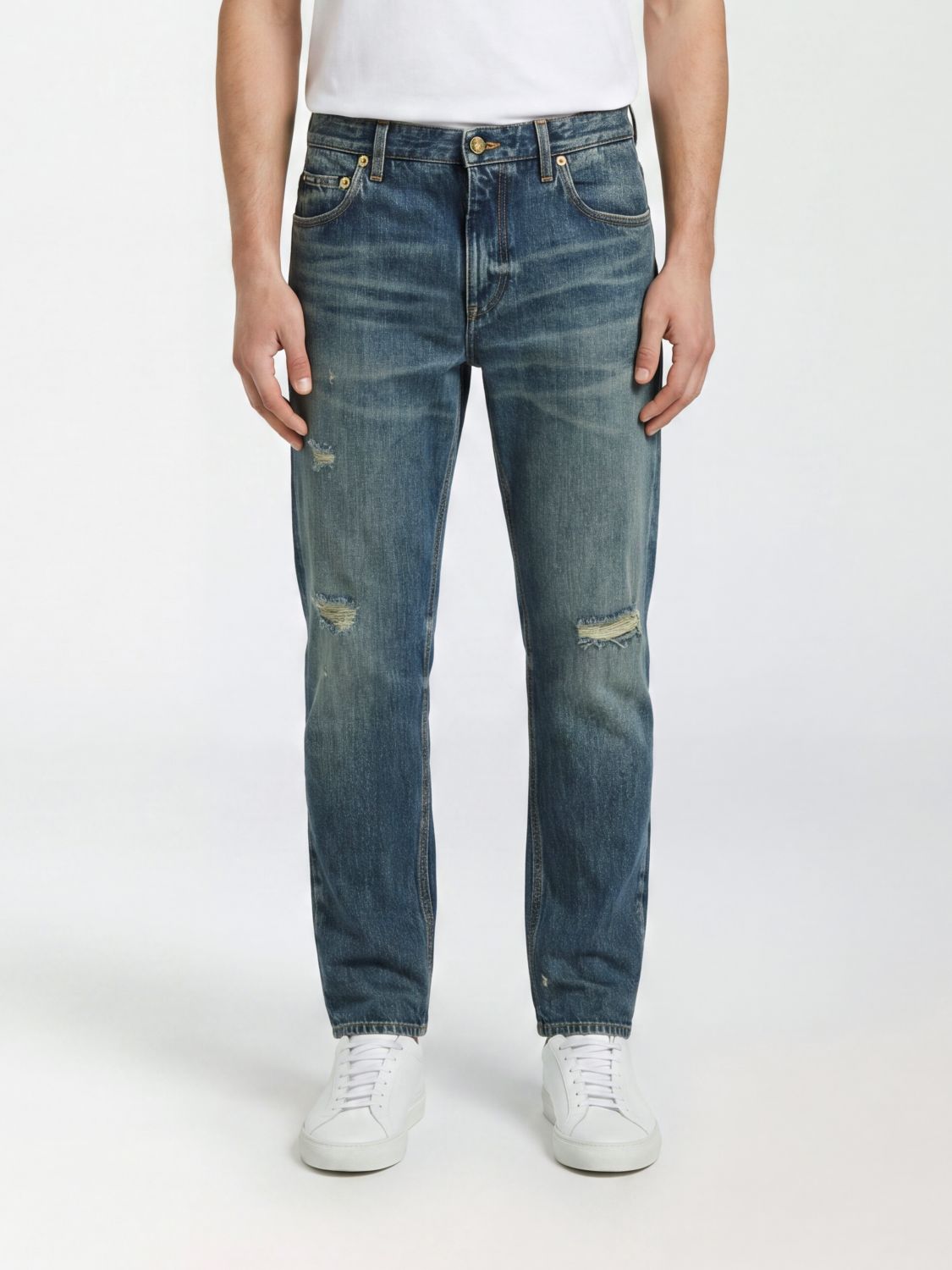 DOLCE & GABBANA Jeans Men color Denim
