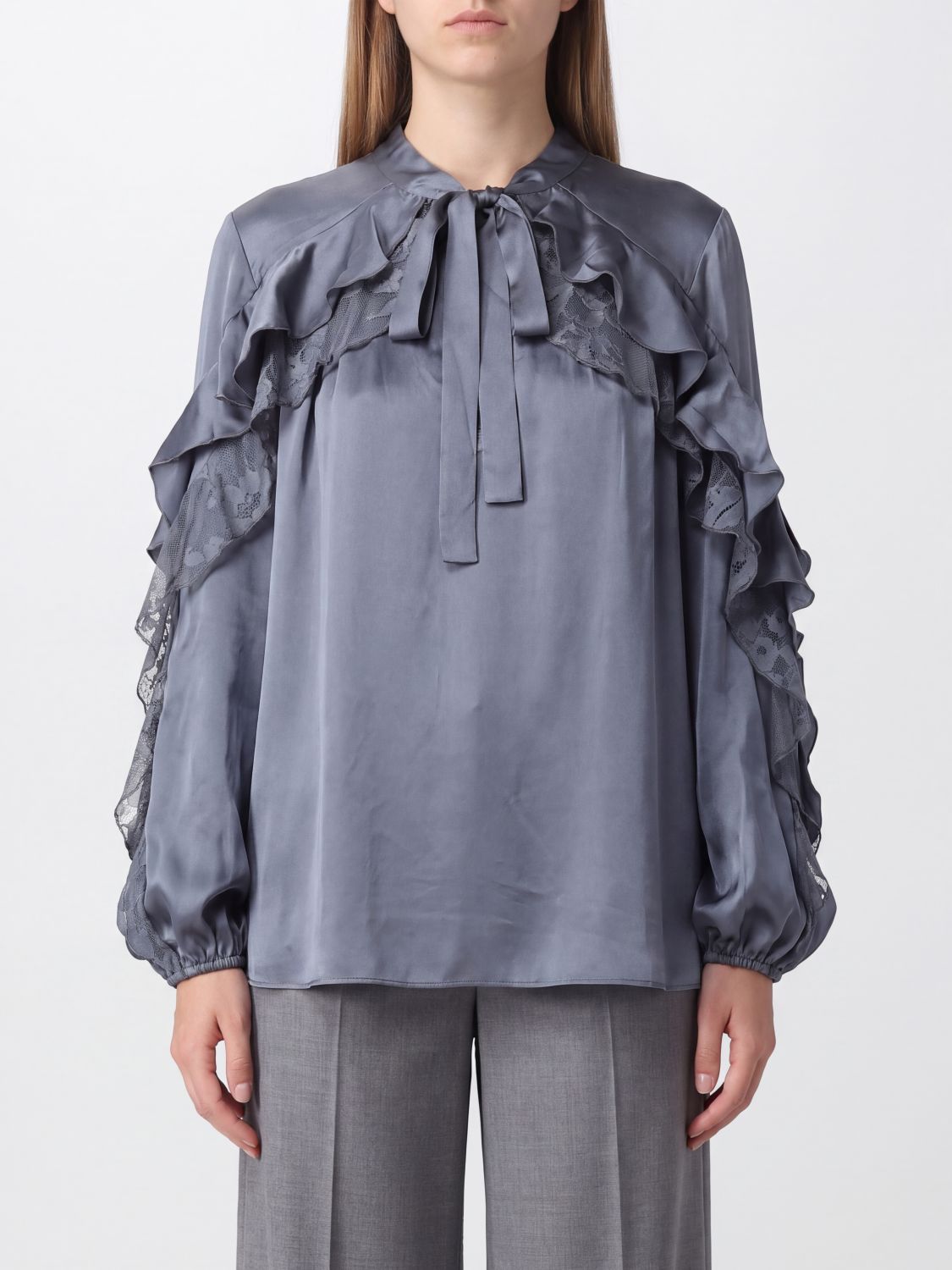 ZIMMERMANN Shirt Woman color Blue