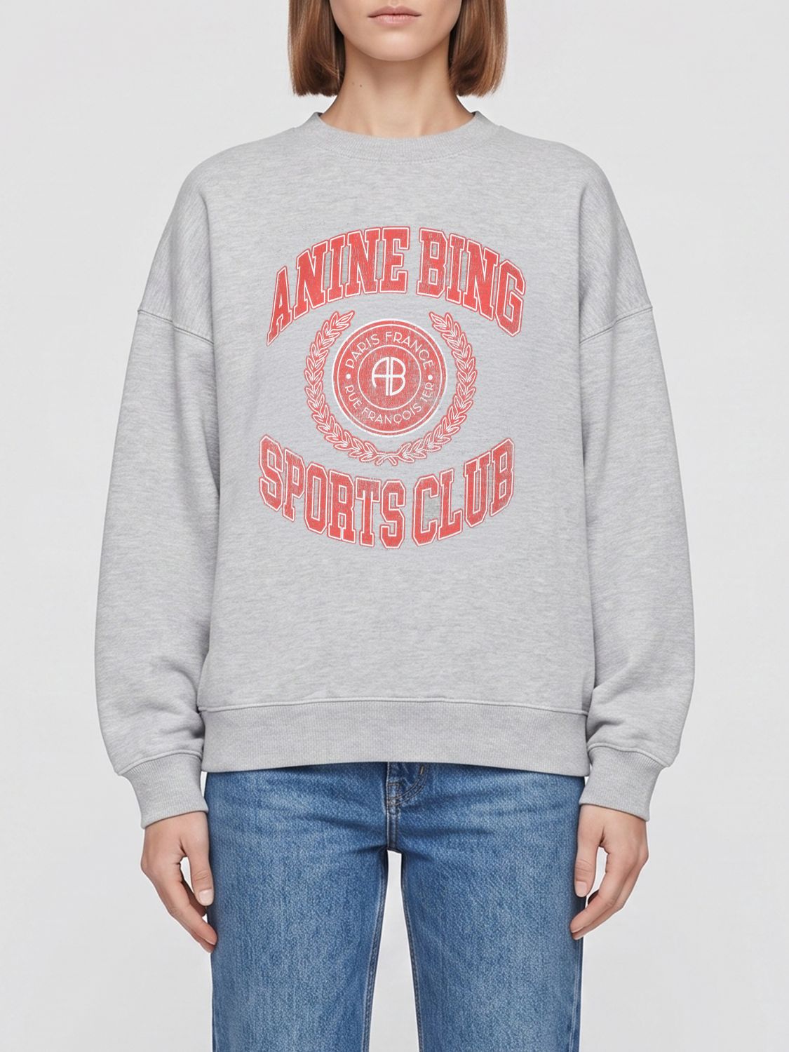 ANINE BING Sweatshirt Woman color Grey