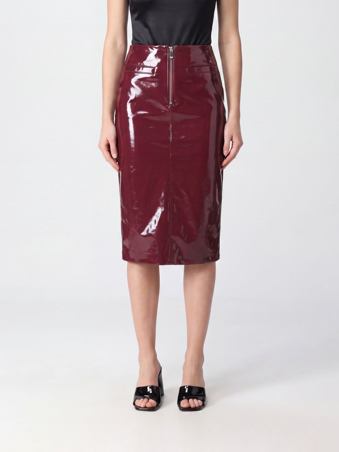 SELF-PORTRAIT Skirt Woman color Violet