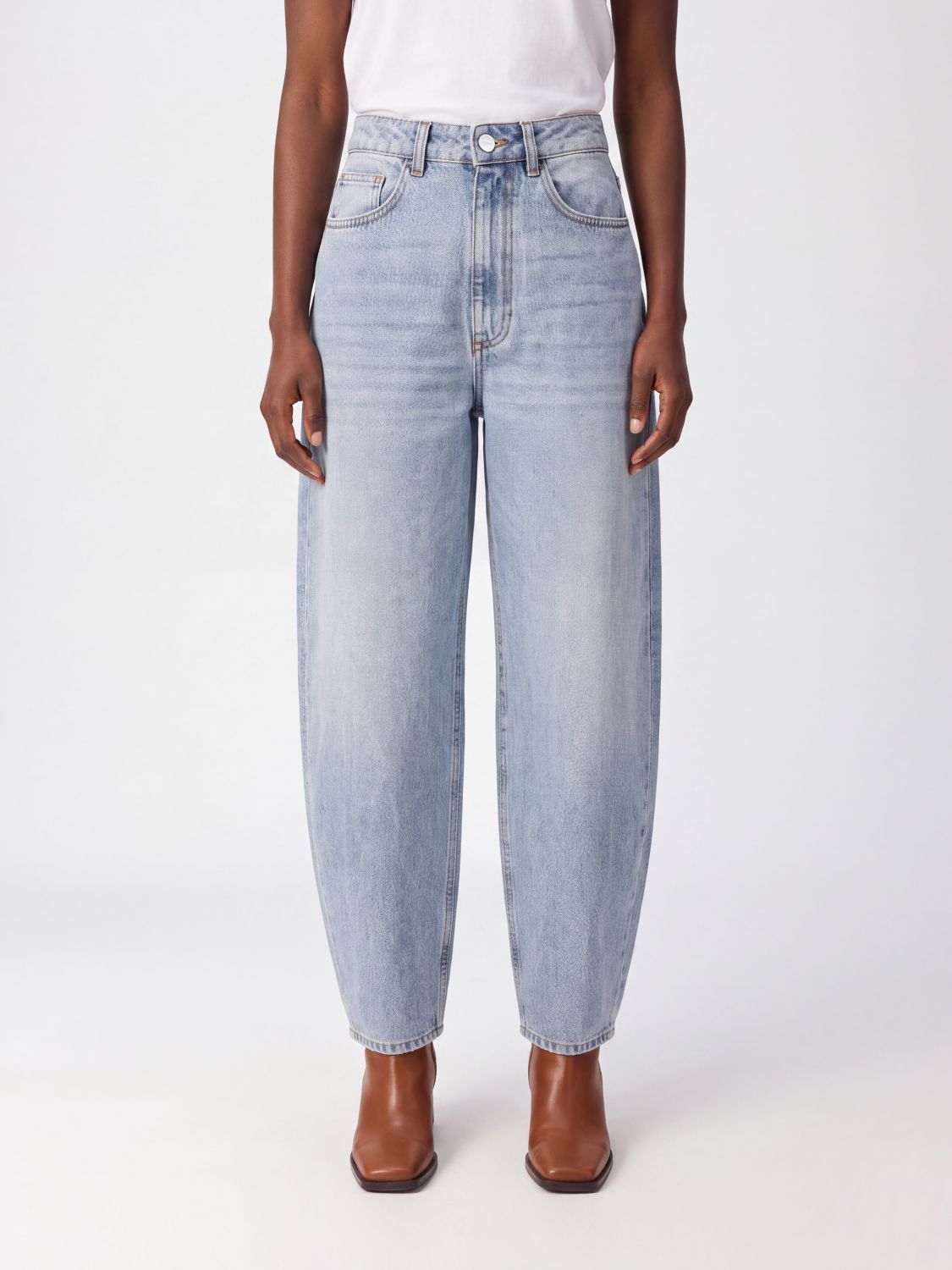 Rohe Jeans Woman color Blue