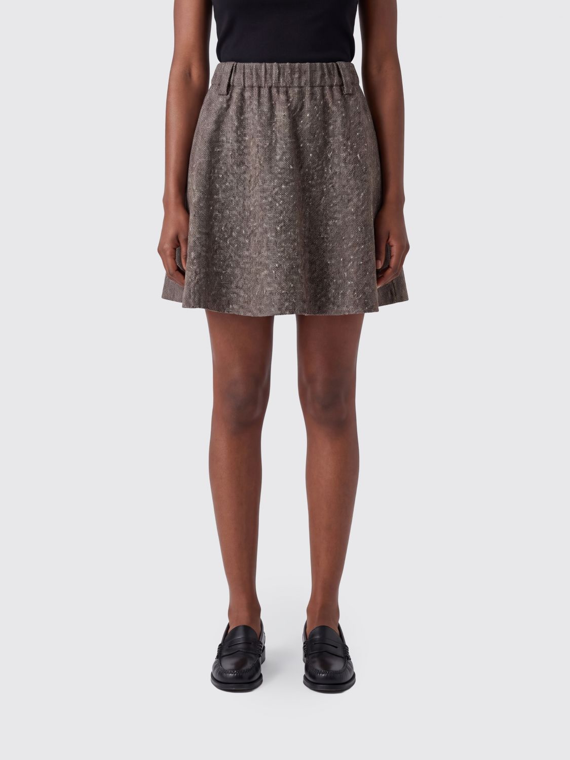 BRUNELLO CUCINELLI Skirt Woman color Dark