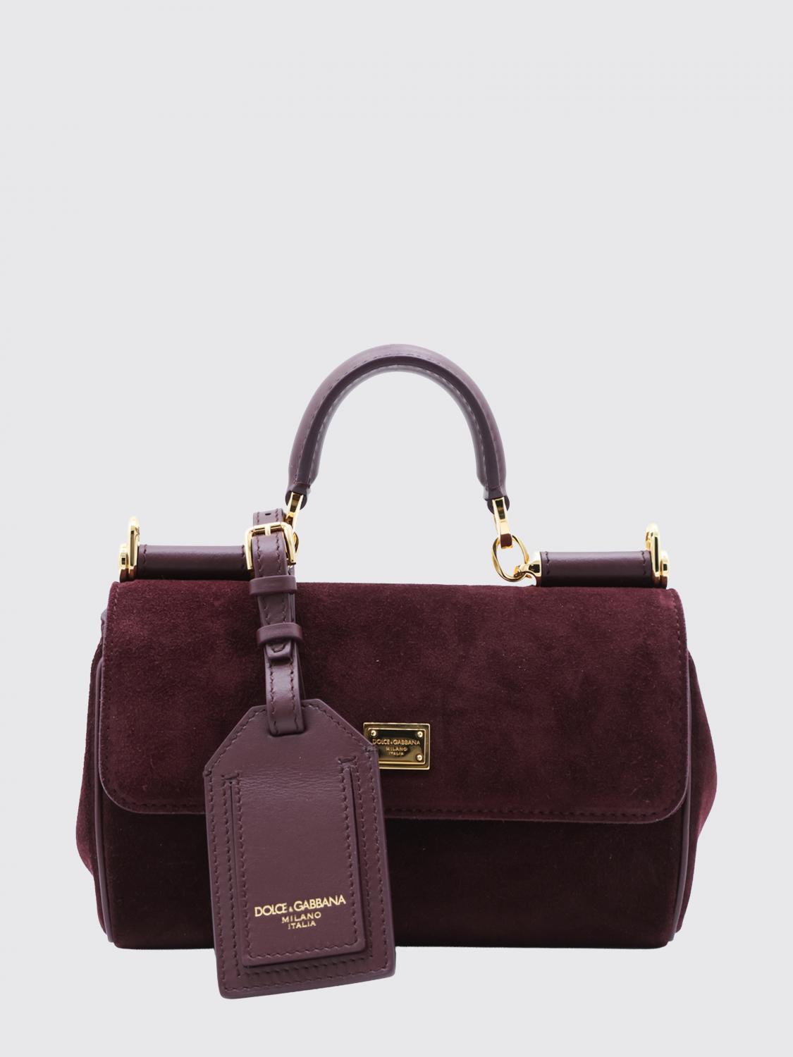 DOLCE & GABBANA My Sicily Mini-Handtasche von aus Leder mit abnehmbarem Riemen