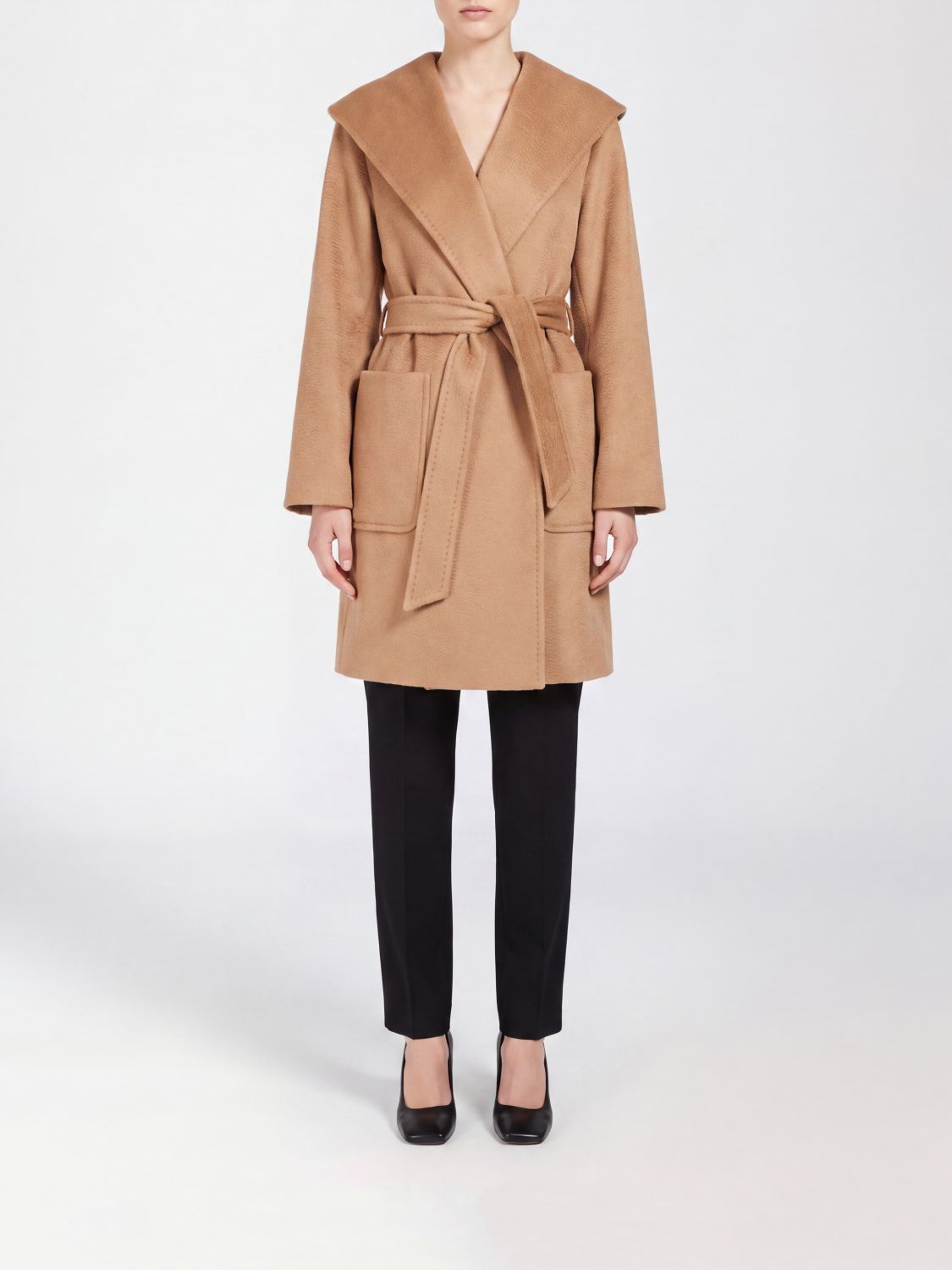 MAX MARA Coat Woman color Camel