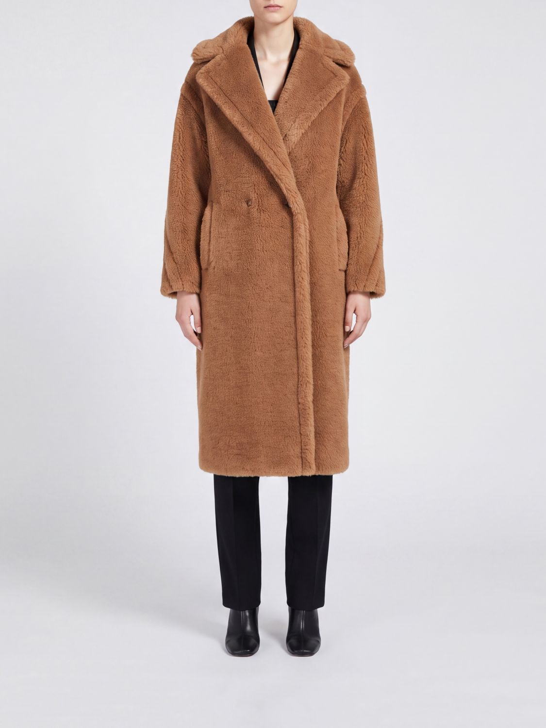 MAX MARA Coat Woman color Camel