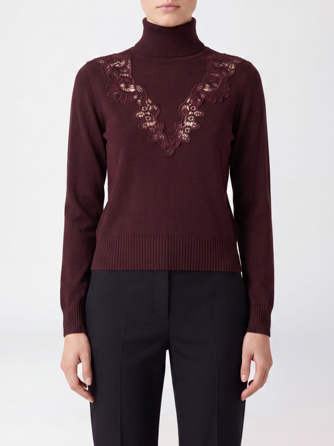 ZIMMERMANN Sweater Woman color Mahogany