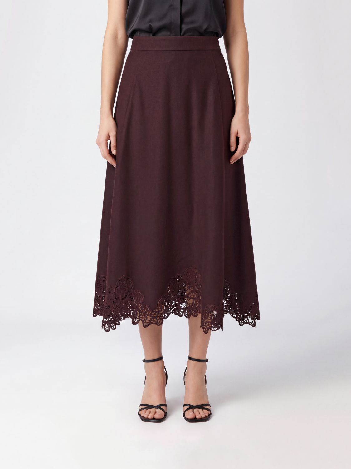 ZIMMERMANN Skirt Woman color Mahogany