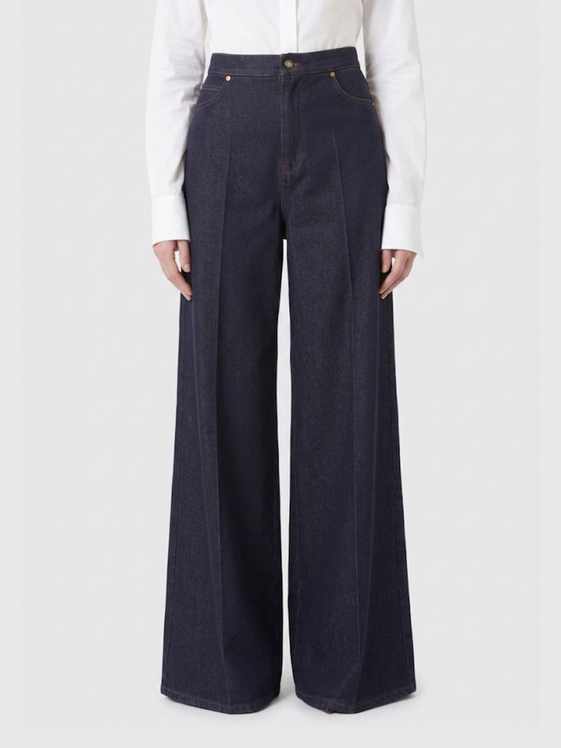 MAX MARA Pants Woman color Blue
